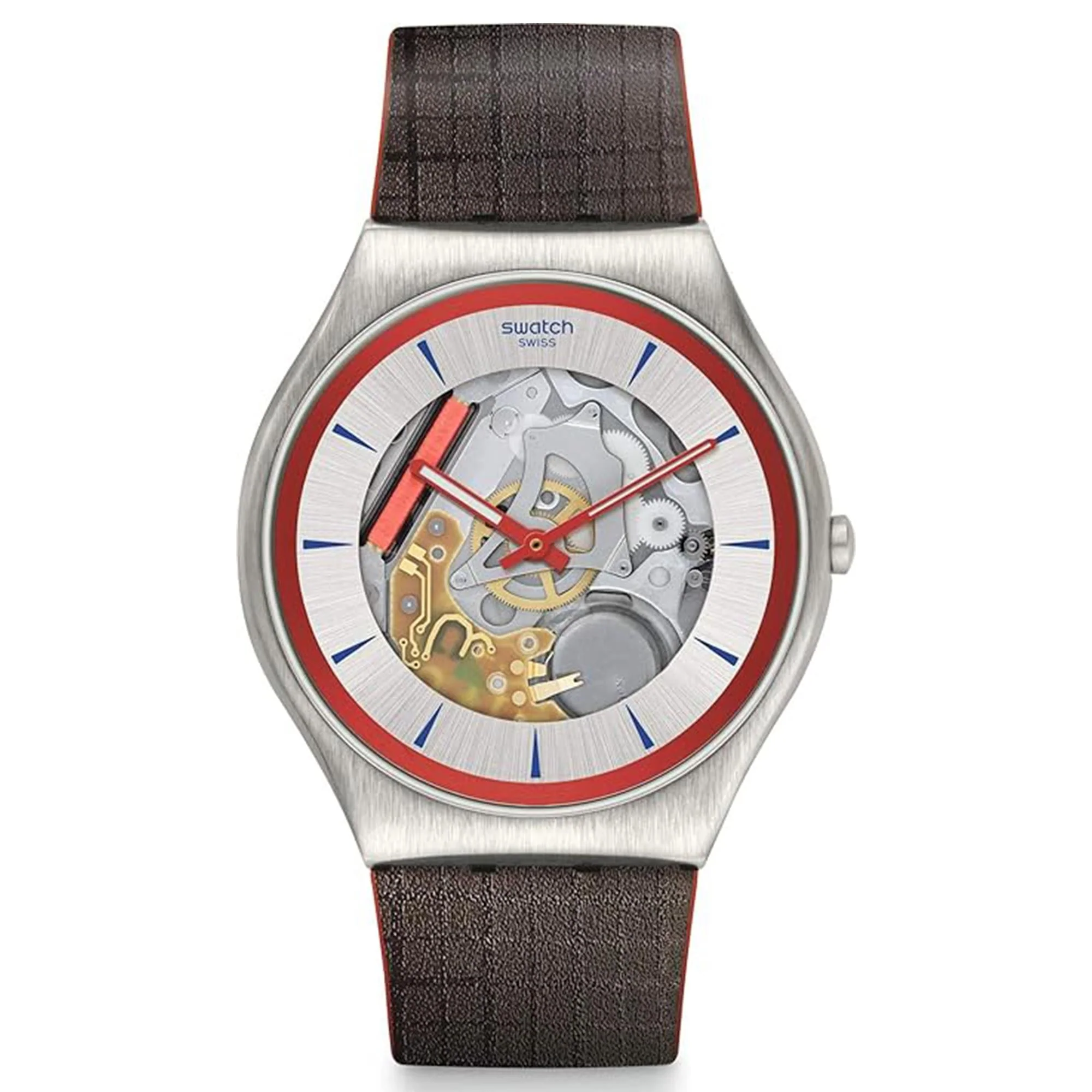 Swatch James Bond Limited Edition Q No Time To Die Silver Dial Watch With Stamp Set SS07Z100 - Image 5