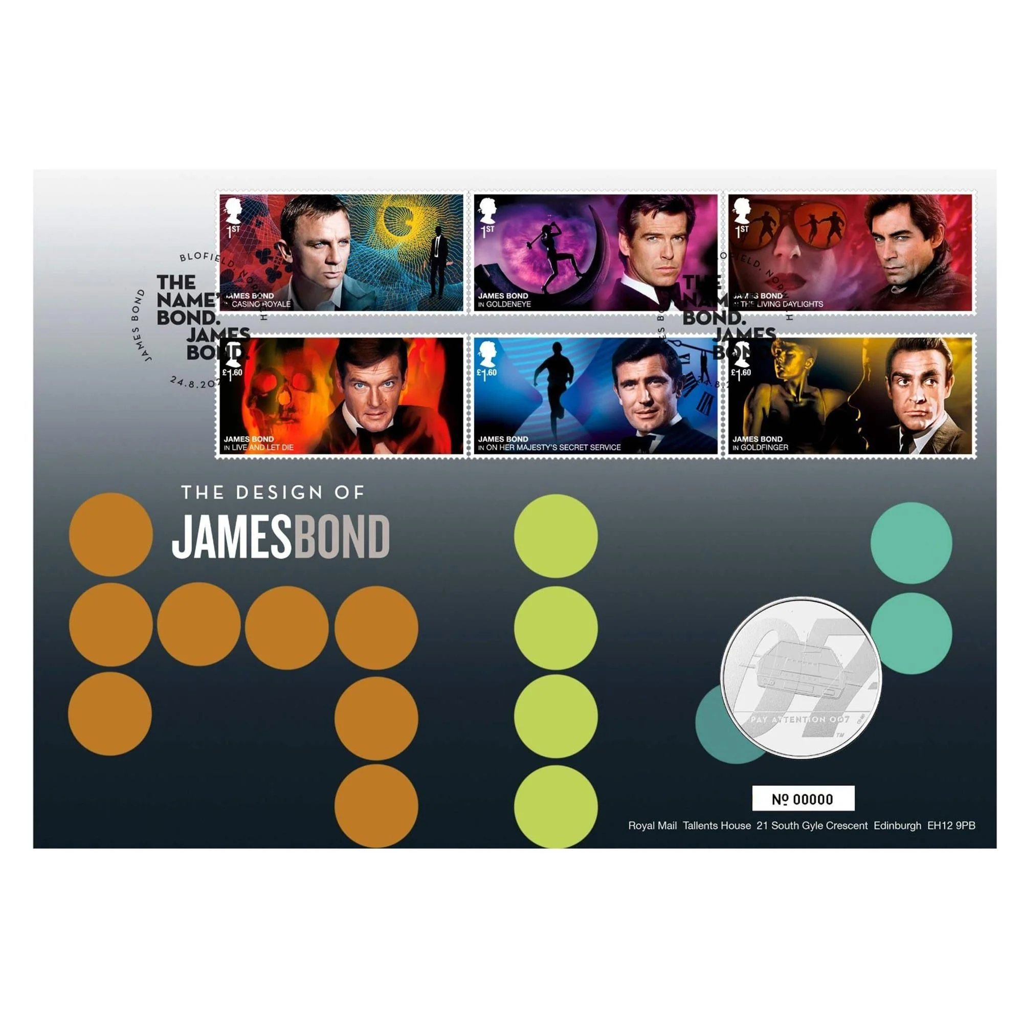 James Bond Stamp Set - Image 5