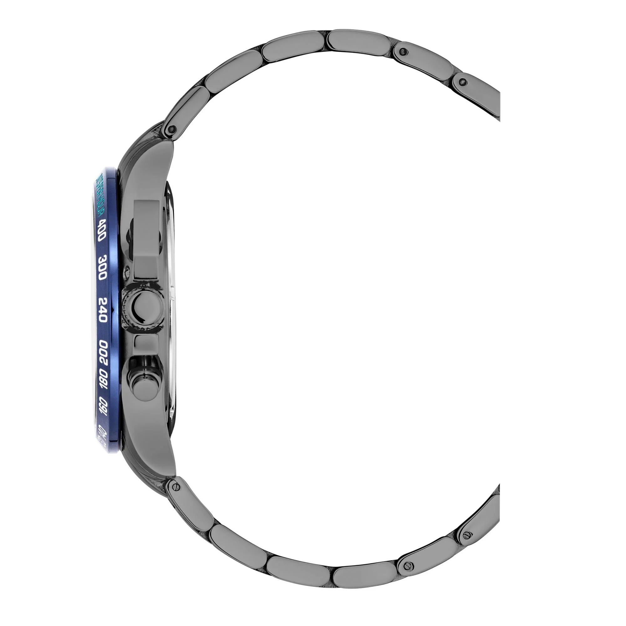 JDM Military Charlie Blue Dial Gun IP Steel Bracelet Men's Watch JDM-WG016-03 - Image 6