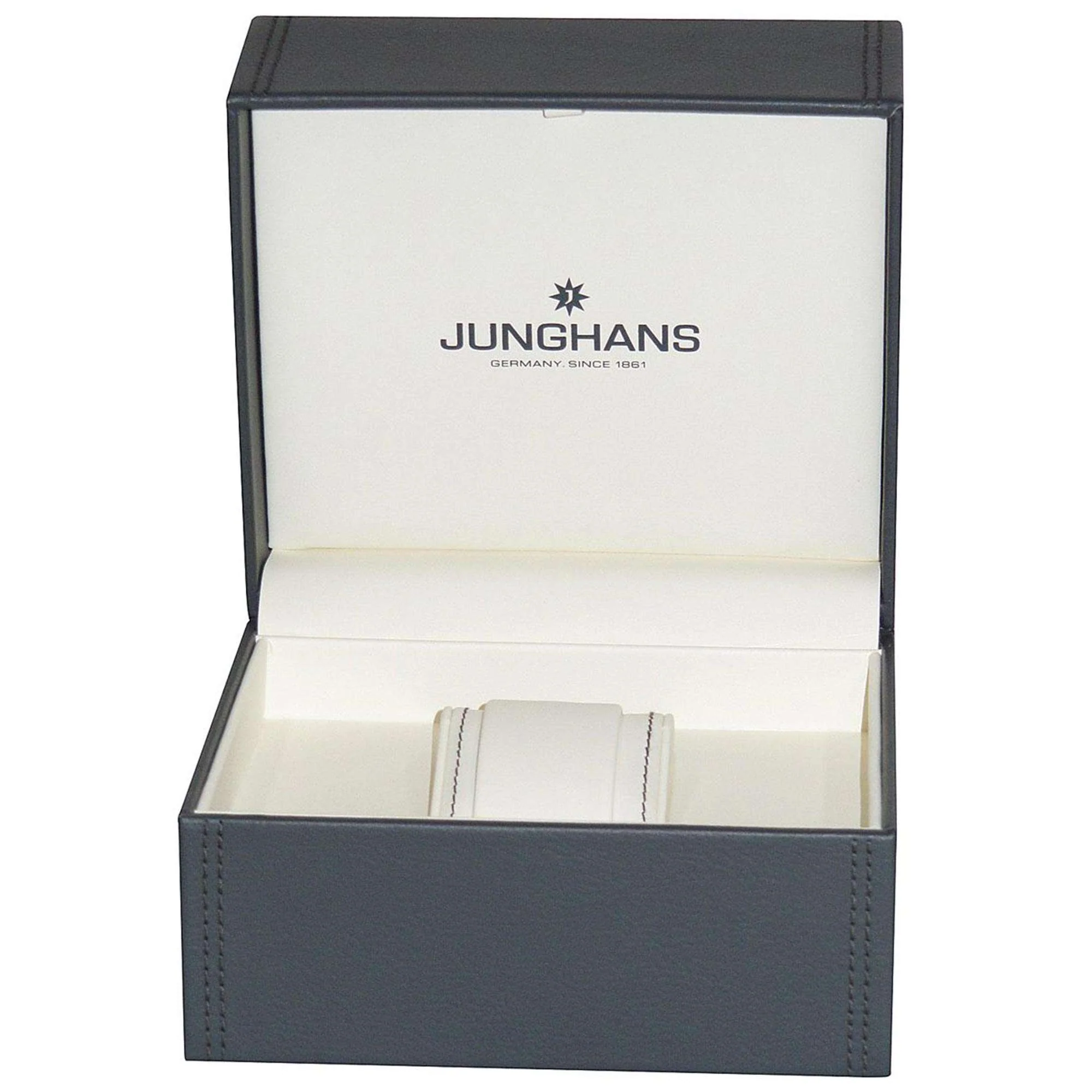 Junghans FORM A Titan Automatic Black Dial Leather Strap Men's Watch 027/2001.00 - Image 3