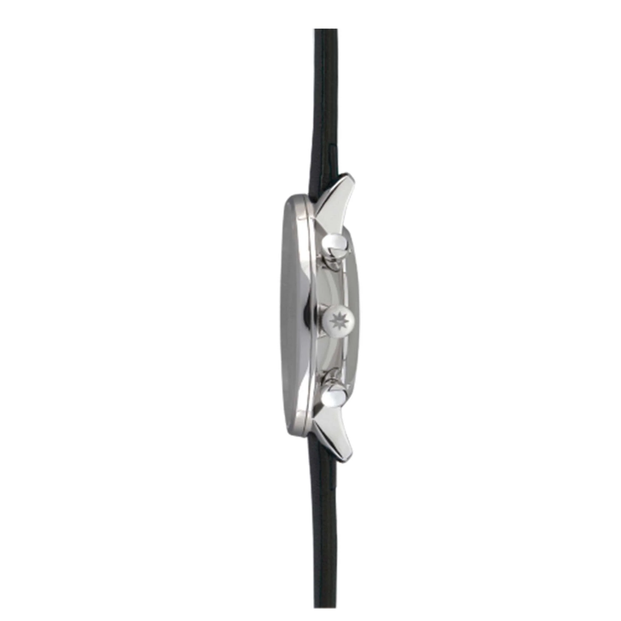Junghans Form C Silver Dial Black Leather Strap Men's Watch 041/4770.00 - Image 2