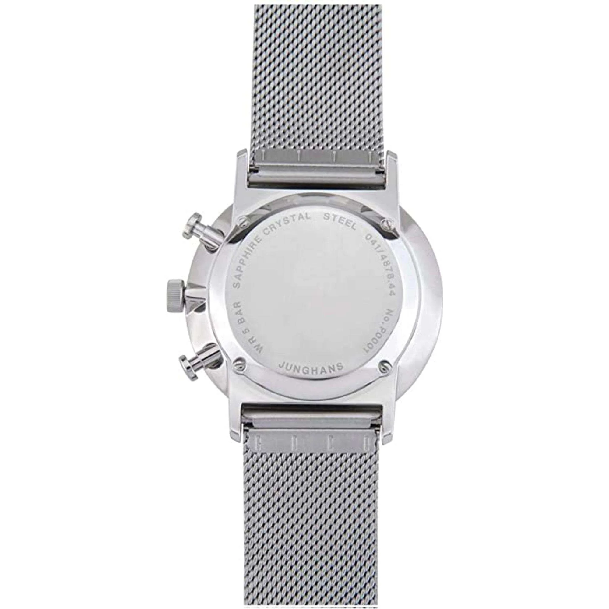 Junghans Form Quartz 41487744 Grey Dial Silver Milanese Bracelet Men's Watch - Image 3