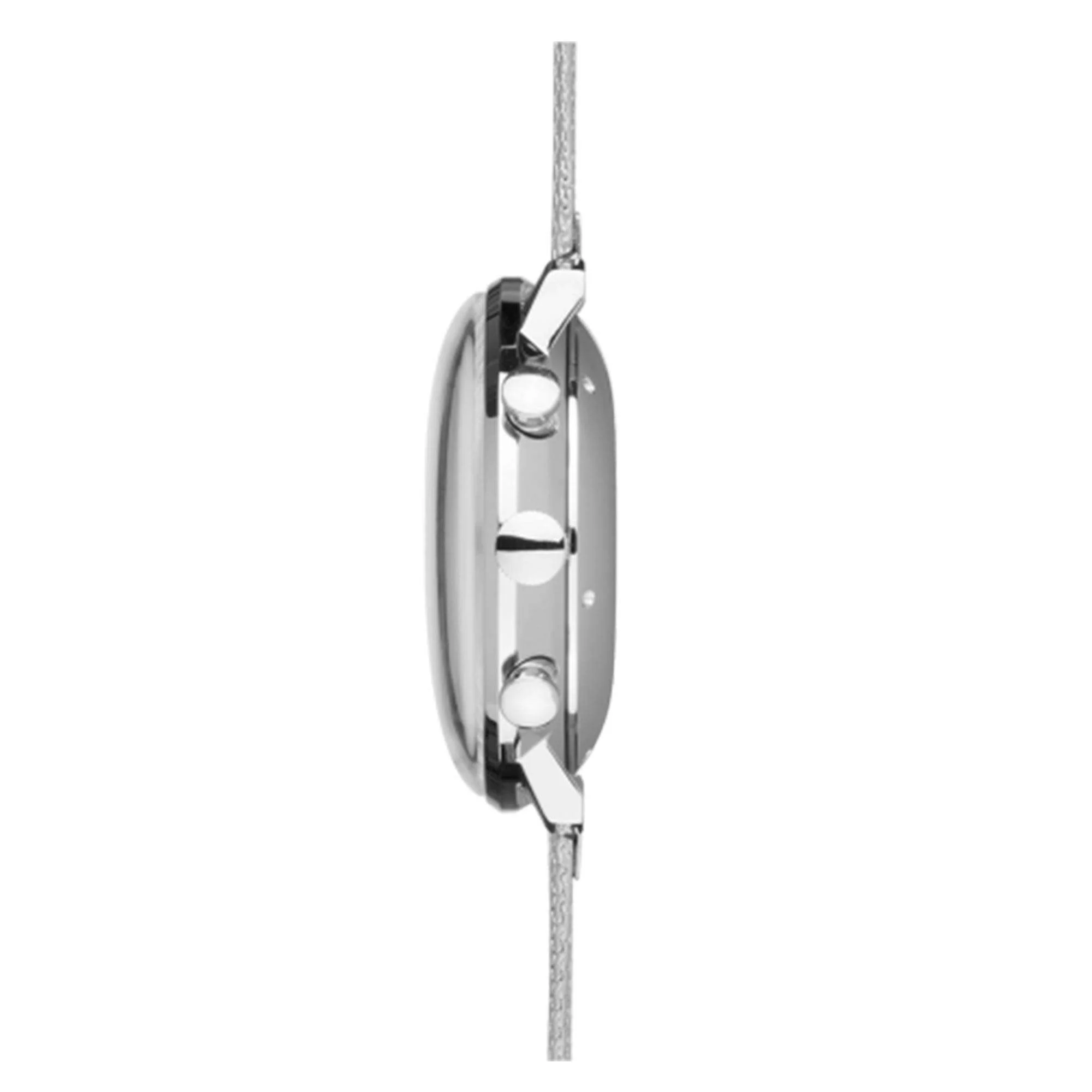 Junghans Max Bill Chronoscope 027/4003.48 Automatic Silver Dial Milanese Bracelet Men's Watch - Image 3