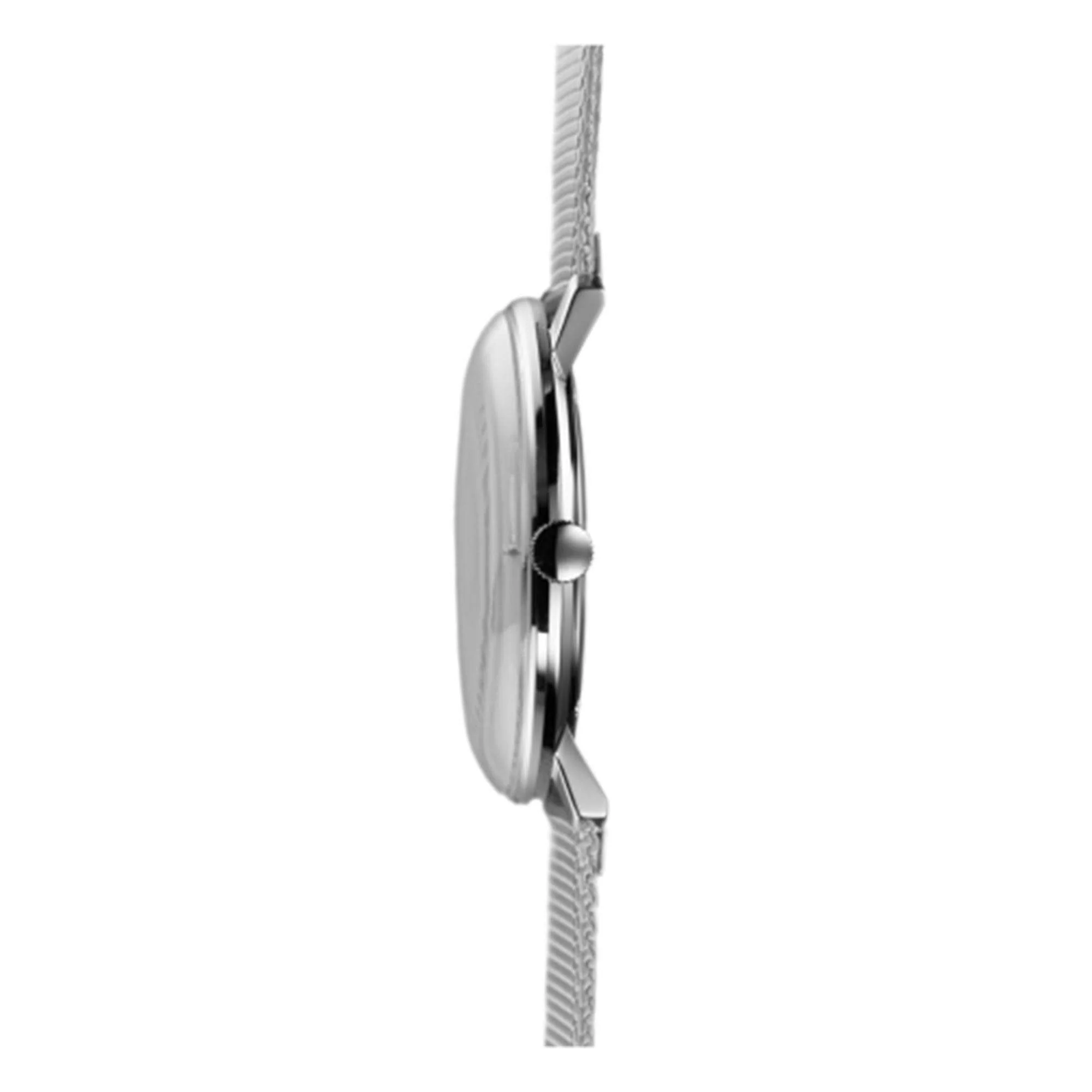Junghans Max Bill Quartz 041/4463.48 Silver Dial Milanese Bracelet Men's Watch - Image 3