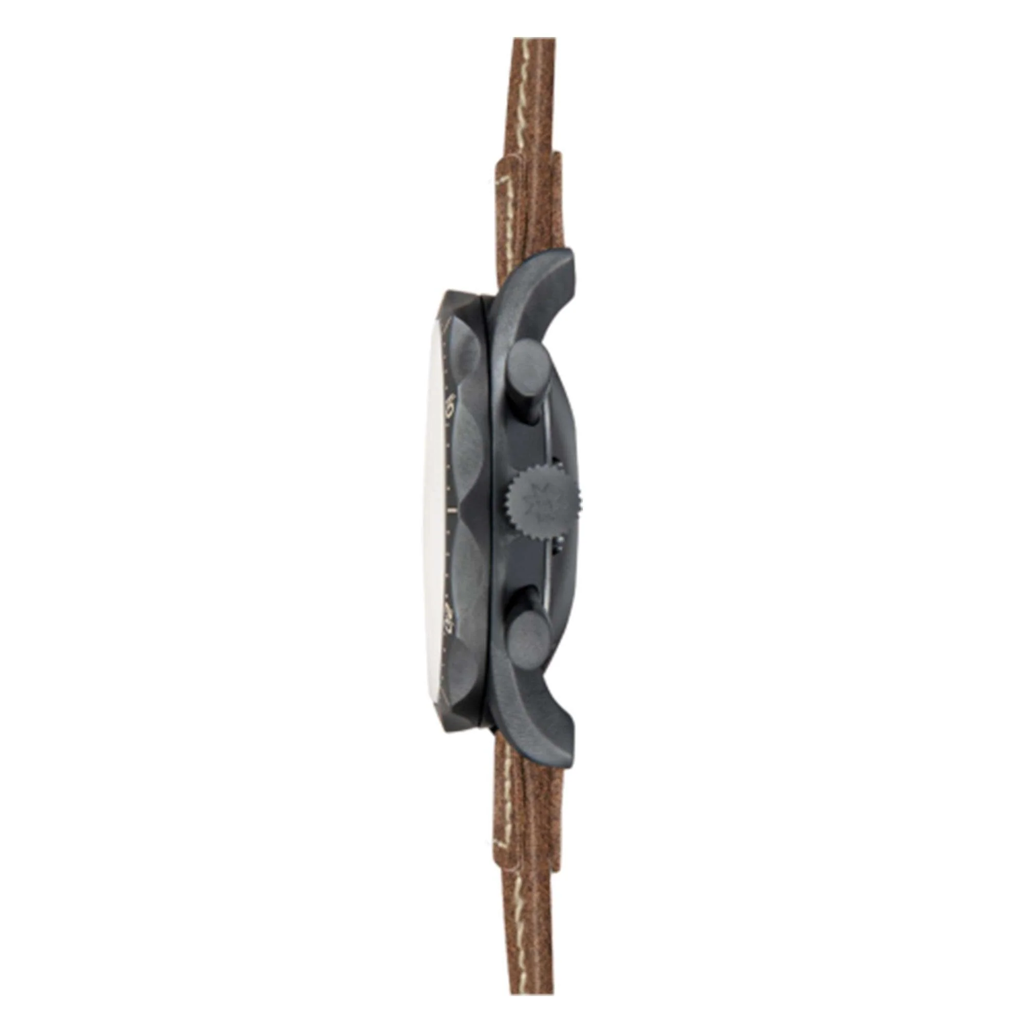 Junghans Meister Pilot Automatic Grey Dial Brown Leather Strap Men’s Watch 027/3794.00 - Image 3