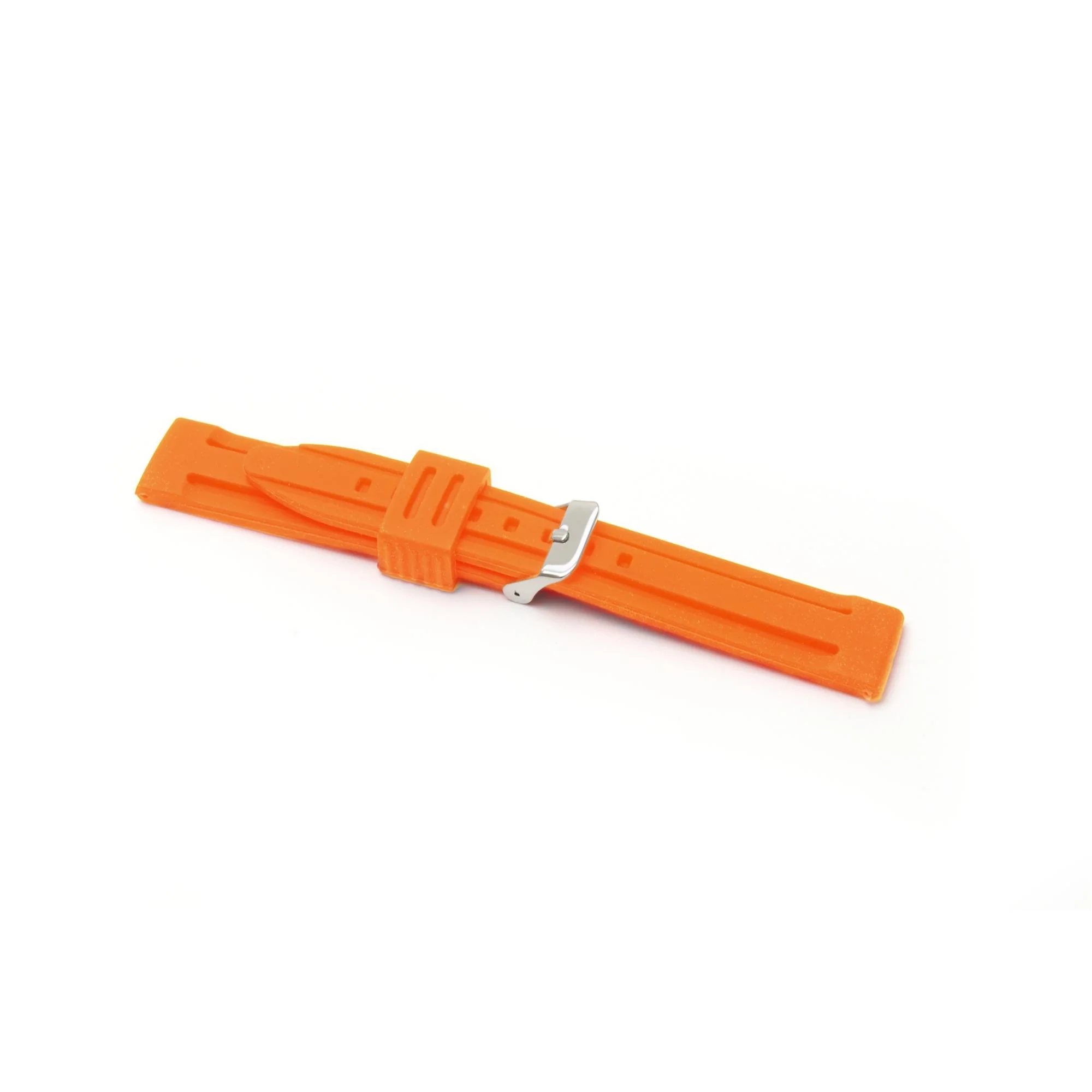 LBS Orange Silicone Watch Strap 8002/22 - Image 2