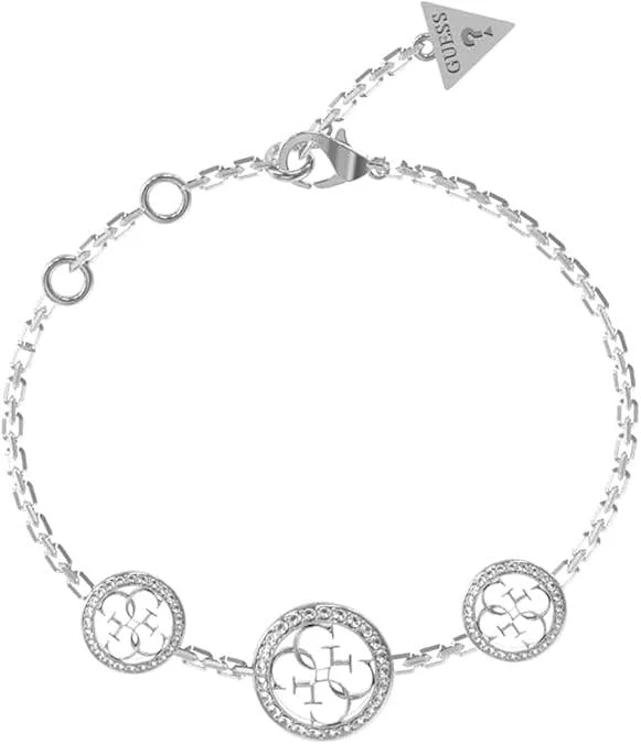 Guess LIFE IN 4G Logo Bracelet UBB02138YGL - Image 2