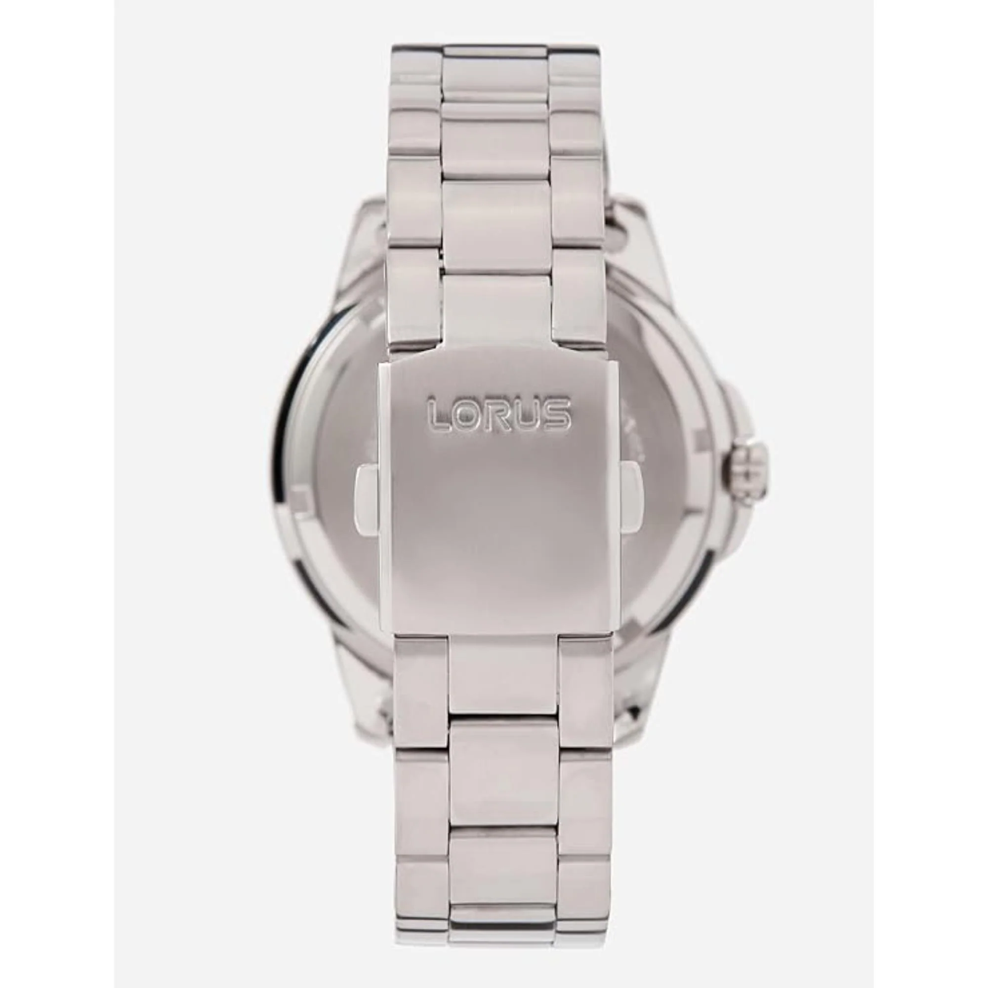 Lorus Quartz Black Dial Steel Strap Men's Watch RH355AX9 - Image 4