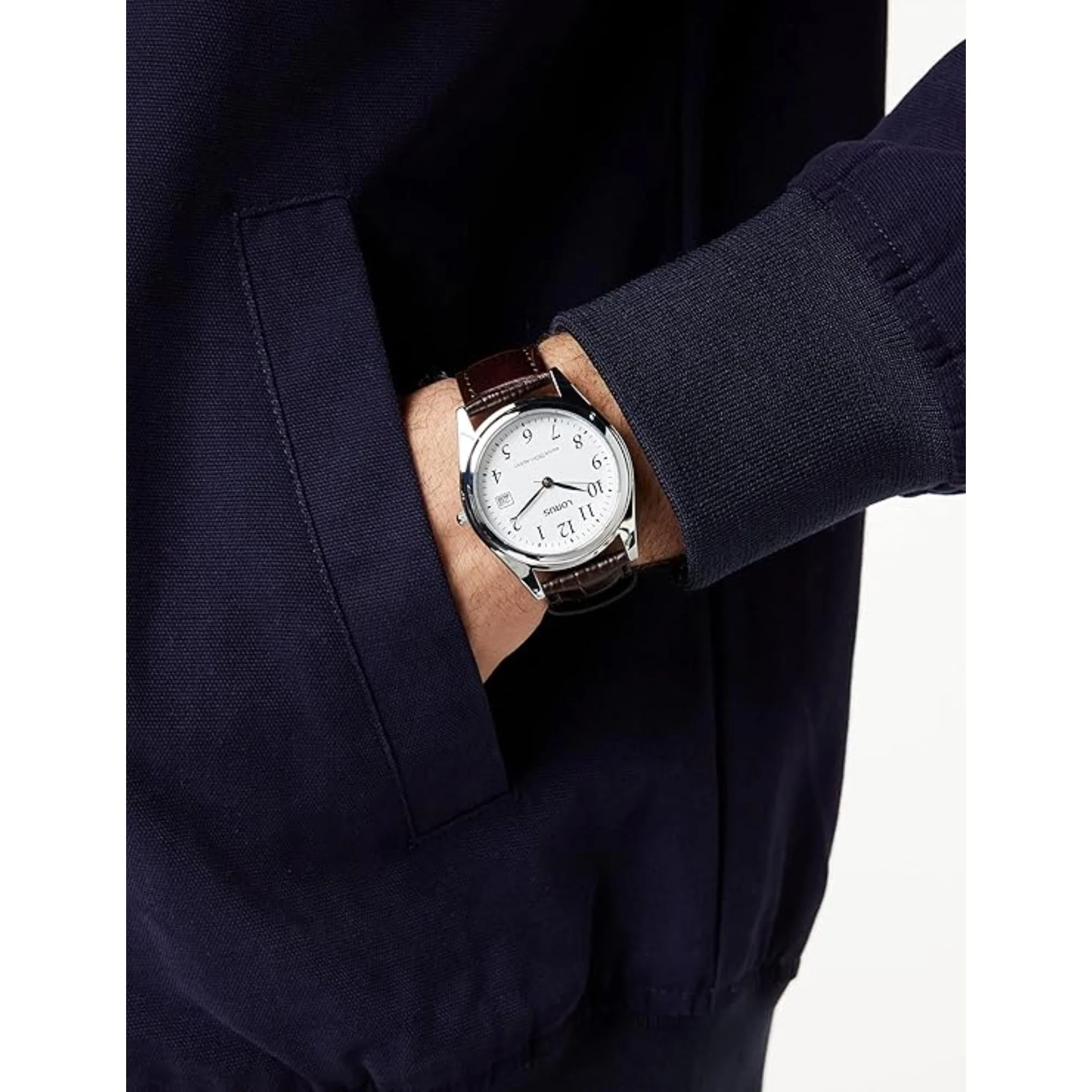 Lorus Classic Analog Quartz Watch White Dial Men's Watch RS965BX9 - Image 2