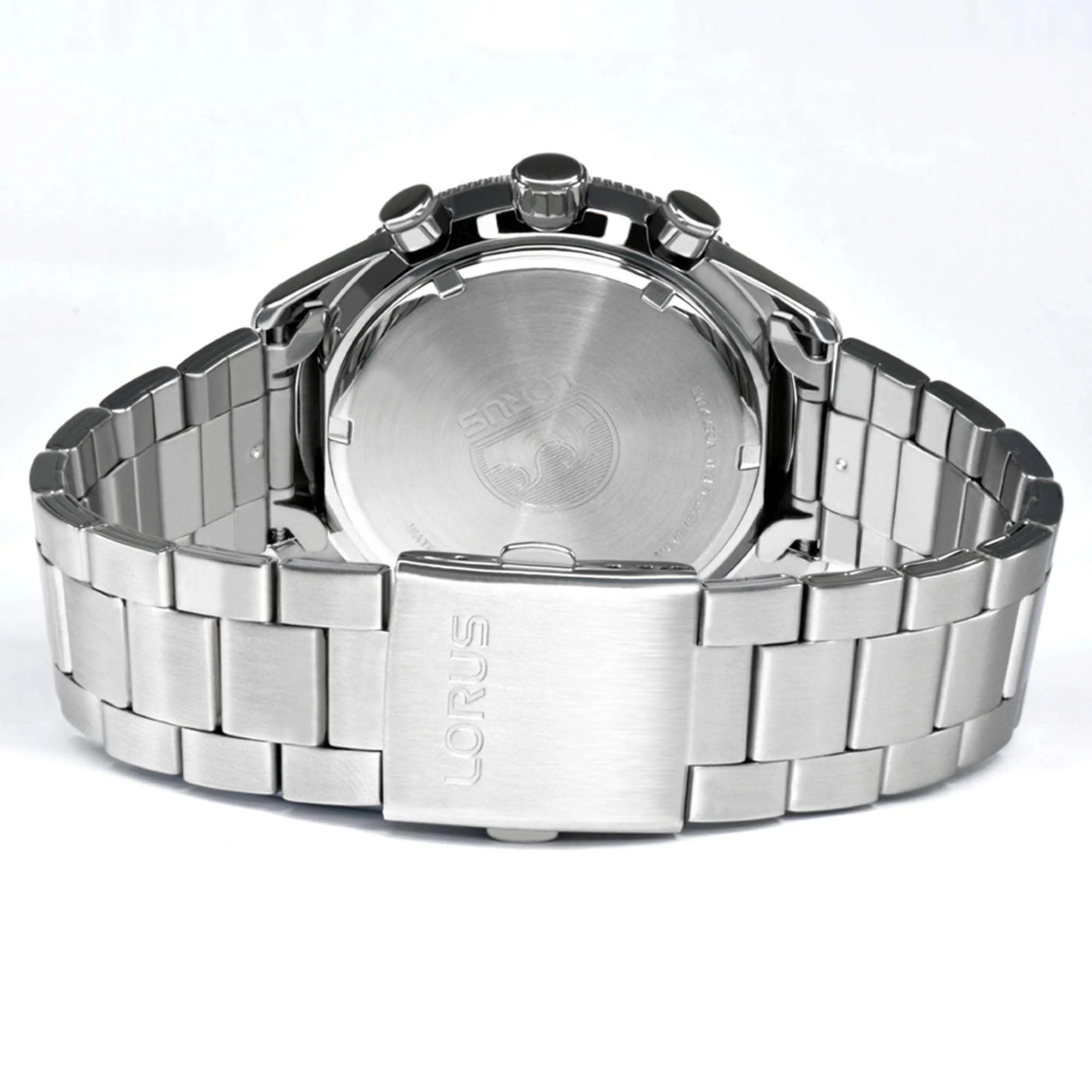 Lorus Sports Quartz Blue Dial Stainless Steel Bracelet Men's Watch RM337FX9 - Image 3