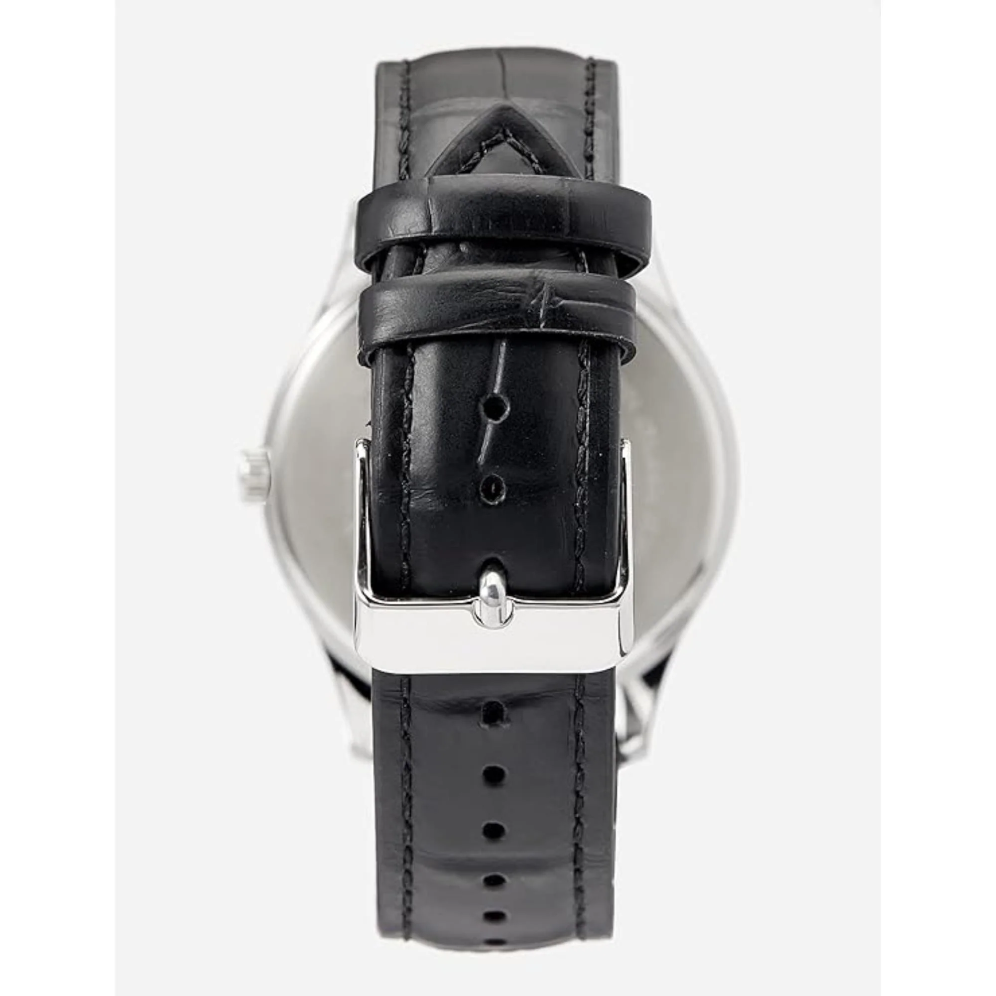 Lorus Black Leather Strap Black Dial Men’s Watch RRX71HX9 - Image 10