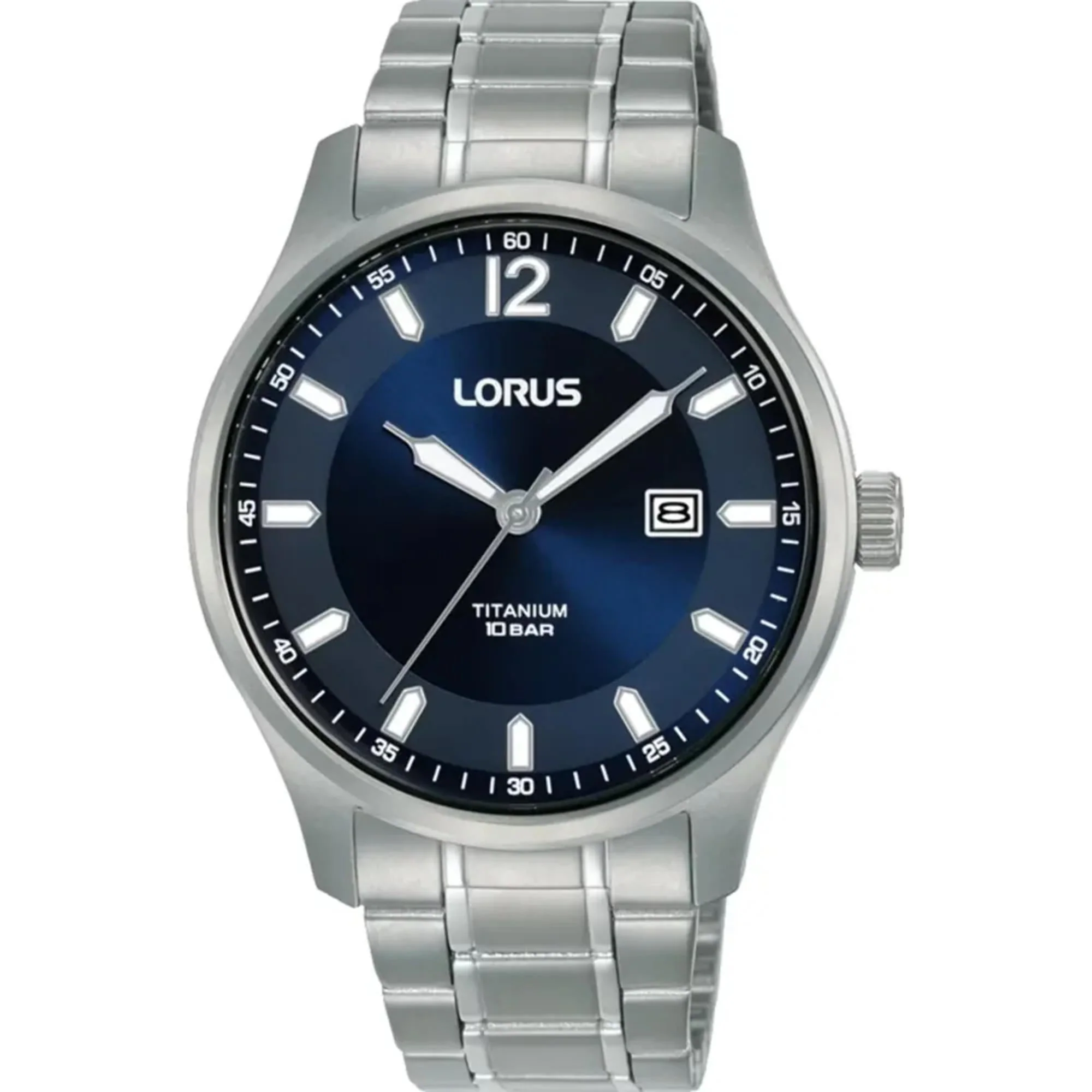 Lorus Classic Titanium Blue Dial Men's Watch RH997QX9 - Image 3
