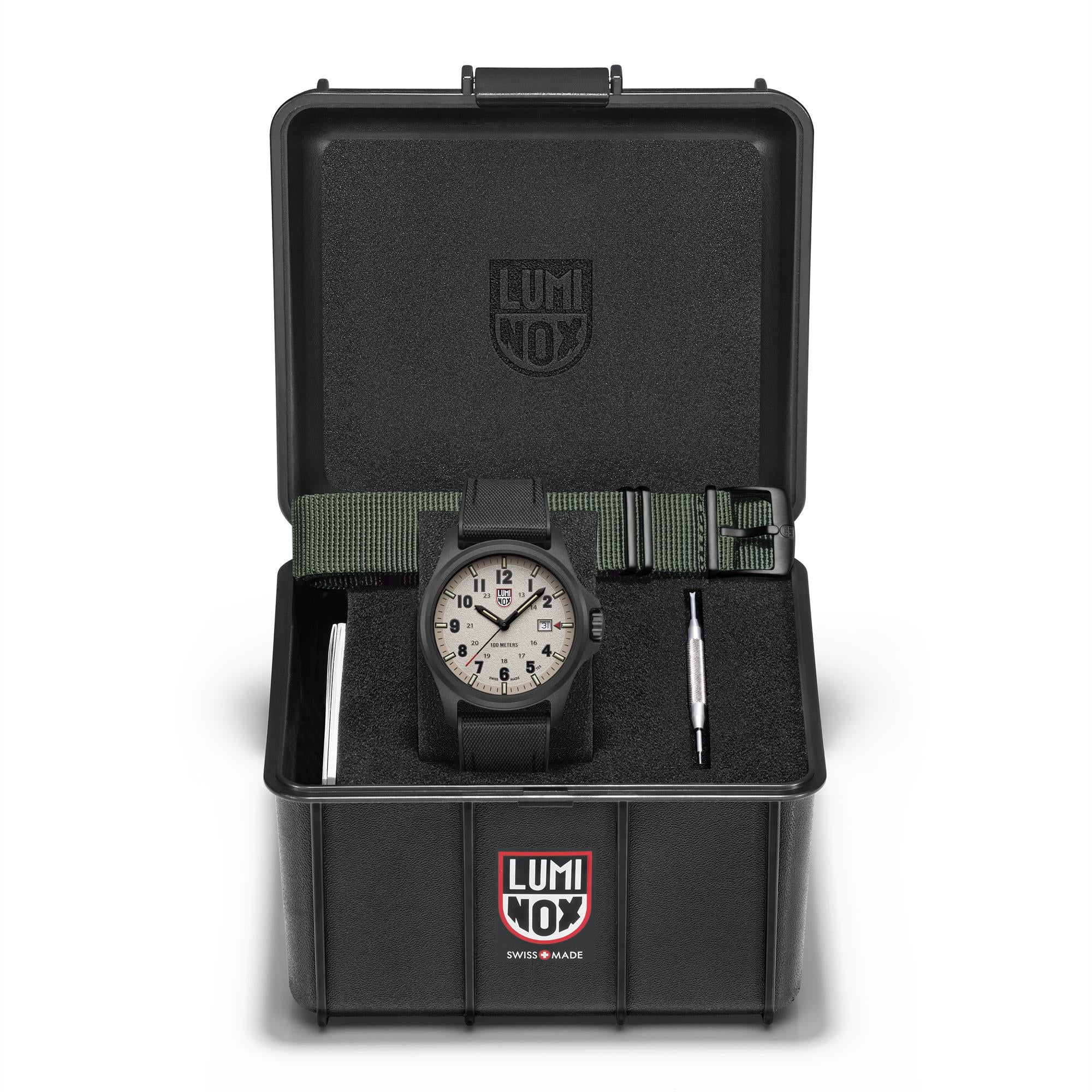 Luminox Atacama Field 1960 Grey Dial Textile Strap Men's Watch XL.1971.SET - Image 12