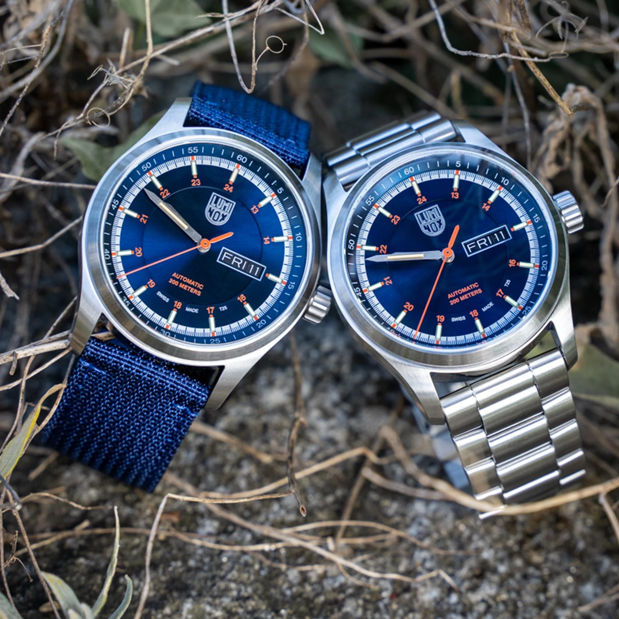 Luminox Atacama Field Automatic 1900 Series Blue Dial Steel Strap Men's Watch XL.1904 - Image 12