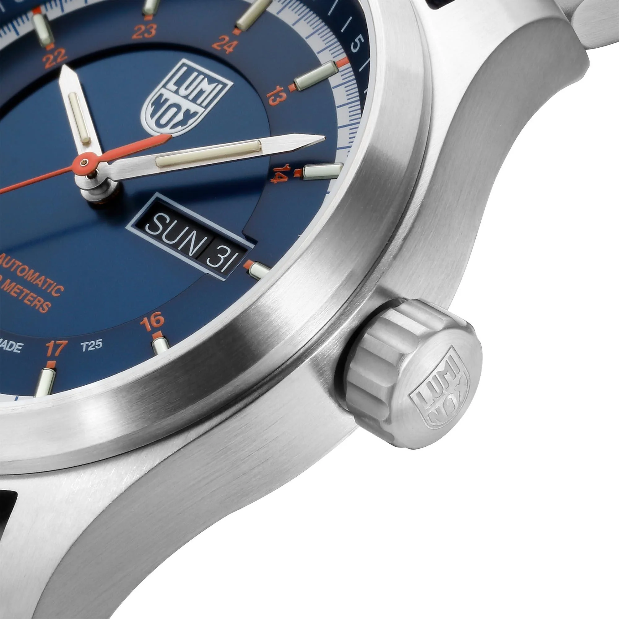 Luminox Atacama Field Automatic 1900 Series Blue Dial Steel Strap Men's Watch XL.1904 - Image 7