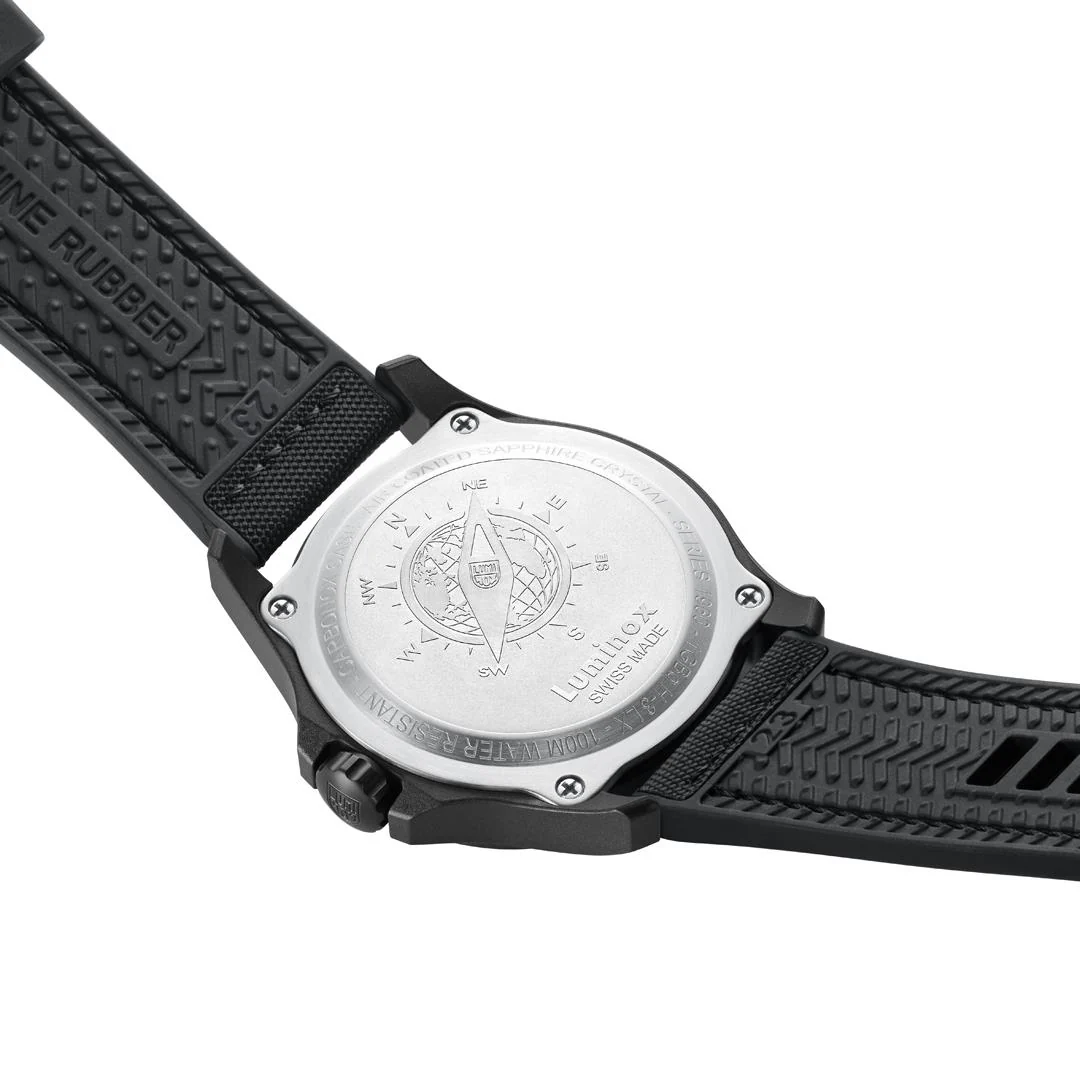 Luminox Atacama Field Quartz 1960 Series Green Dial Rubber Strap Men's Watch XL.1977 - Image 7
