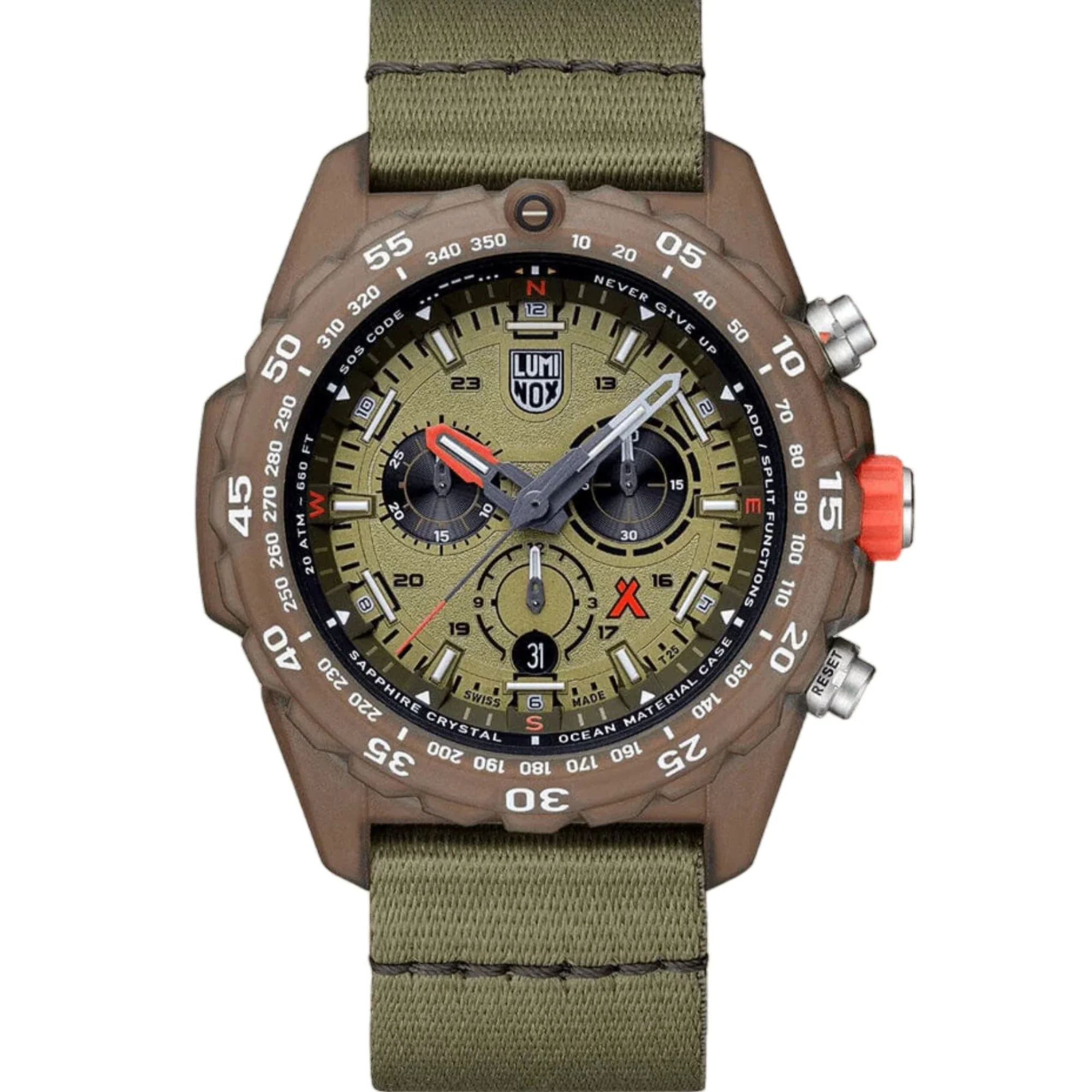 Luminox Bear Grylls Survival 3740 Eco Master Series Green Dial Men's Watch XB.3757.ECO - Image 13