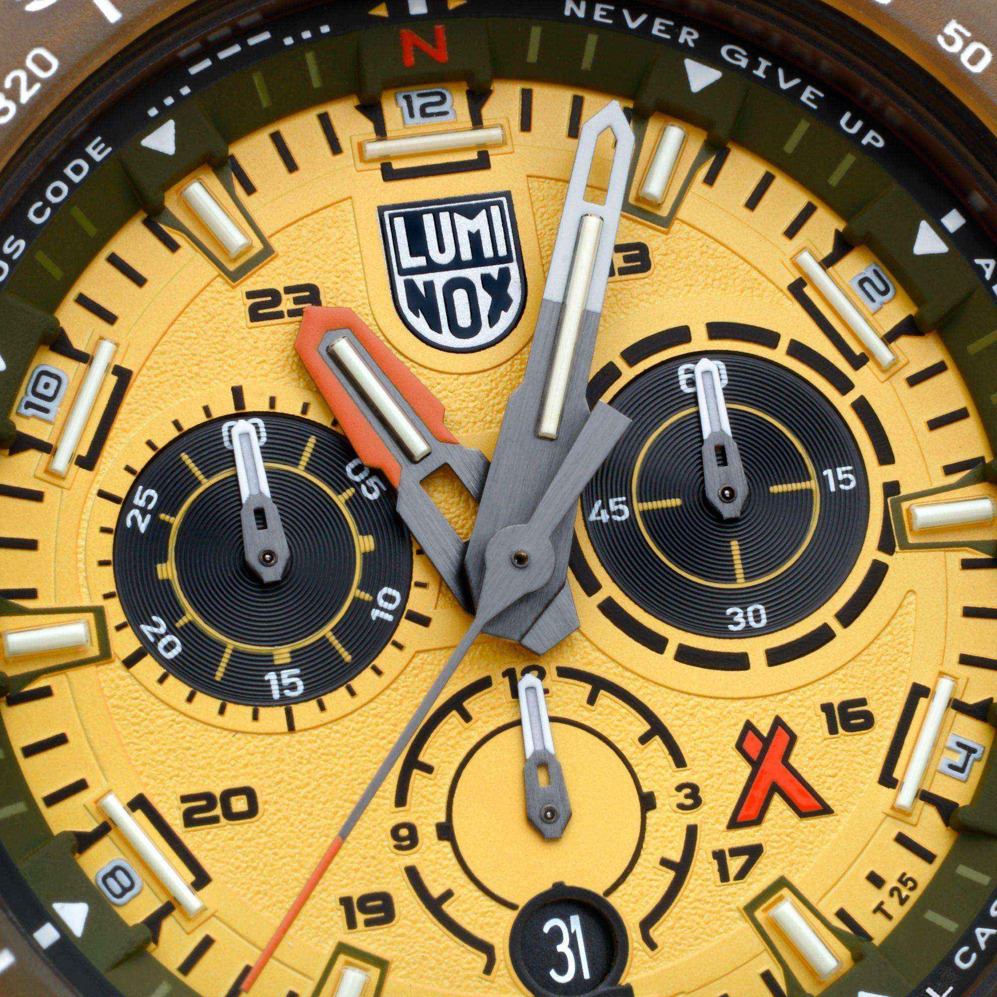 Luminox Bear Grylls Survival 3740 Tide Eco Master Series Yellow Dial Men's Watch XB.3745.ECO - Image 5