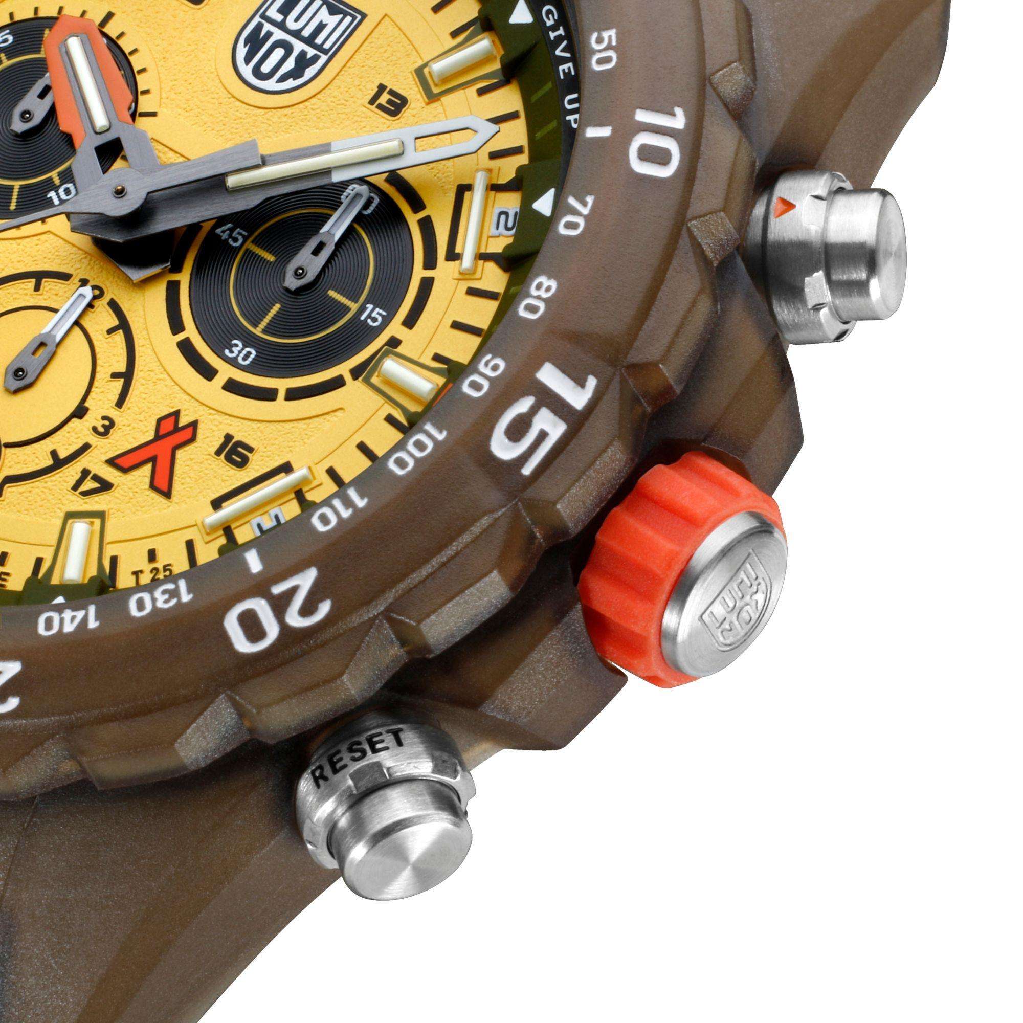 Luminox Bear Grylls Survival 3740 Tide Eco Master Series Yellow Dial Men's Watch XB.3745.ECO - Image 6