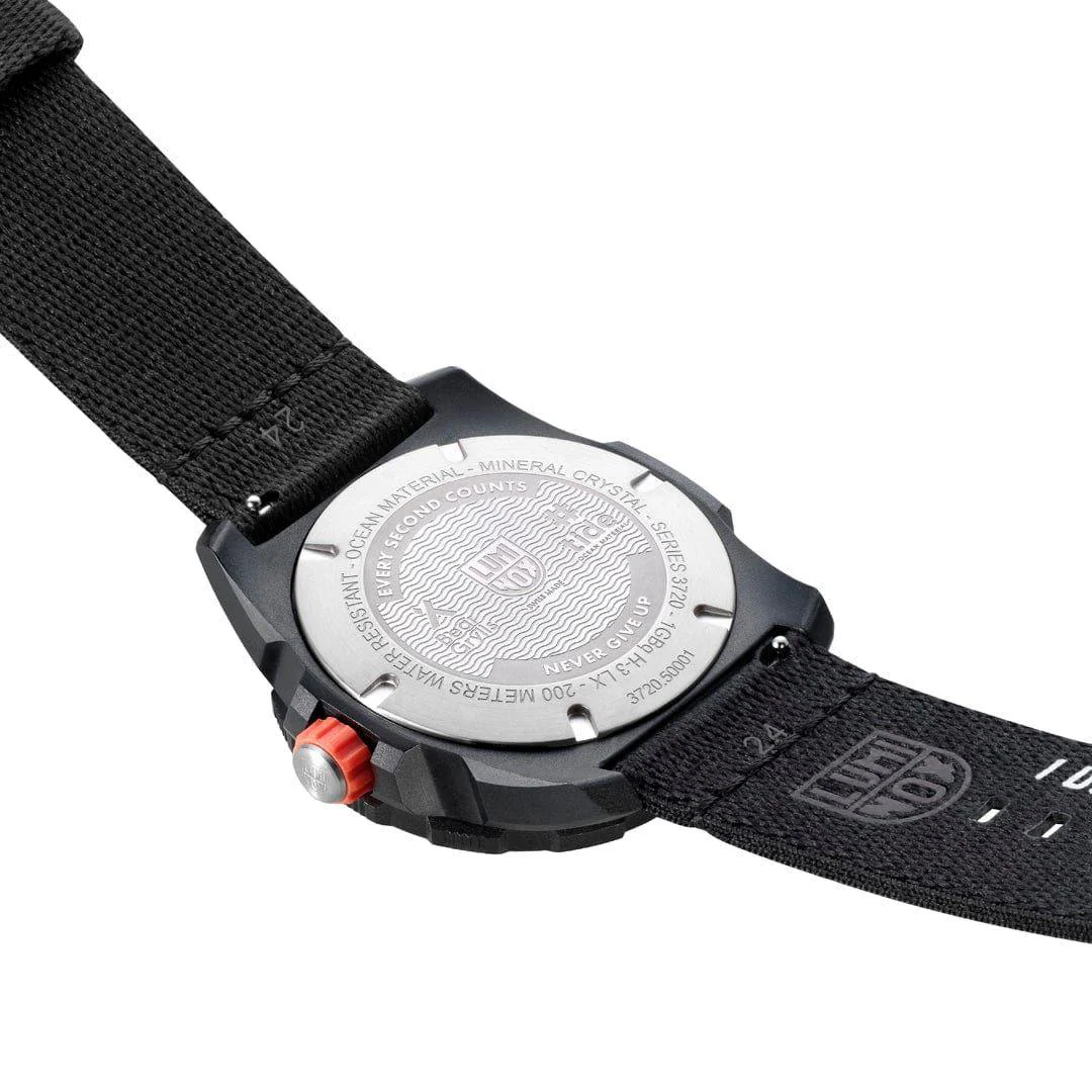 Luminox Bear Grylls Survival No Planet B Black Dial Ocean Plastic Strap Men's Watch XB.3722.ECO - Image 6