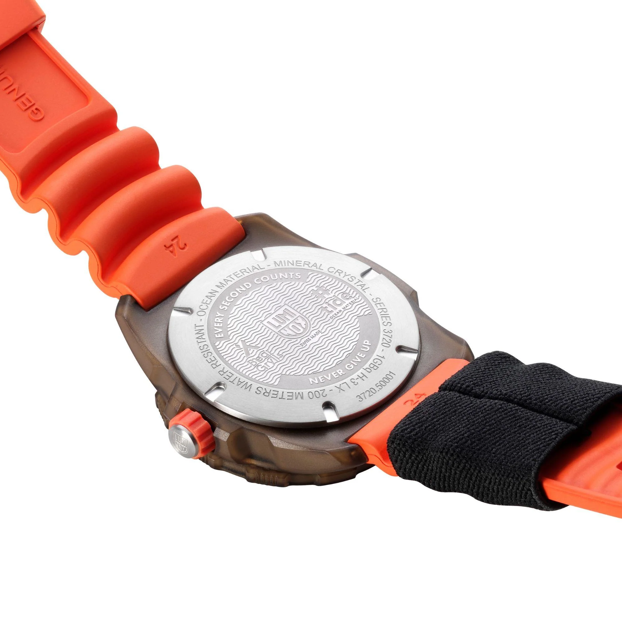Luminox Bear Grylls Survival Rule of 3 3720 ECO Series Black Dial Rubber Strap Men's Watch XB.3729.ECO - Image 10