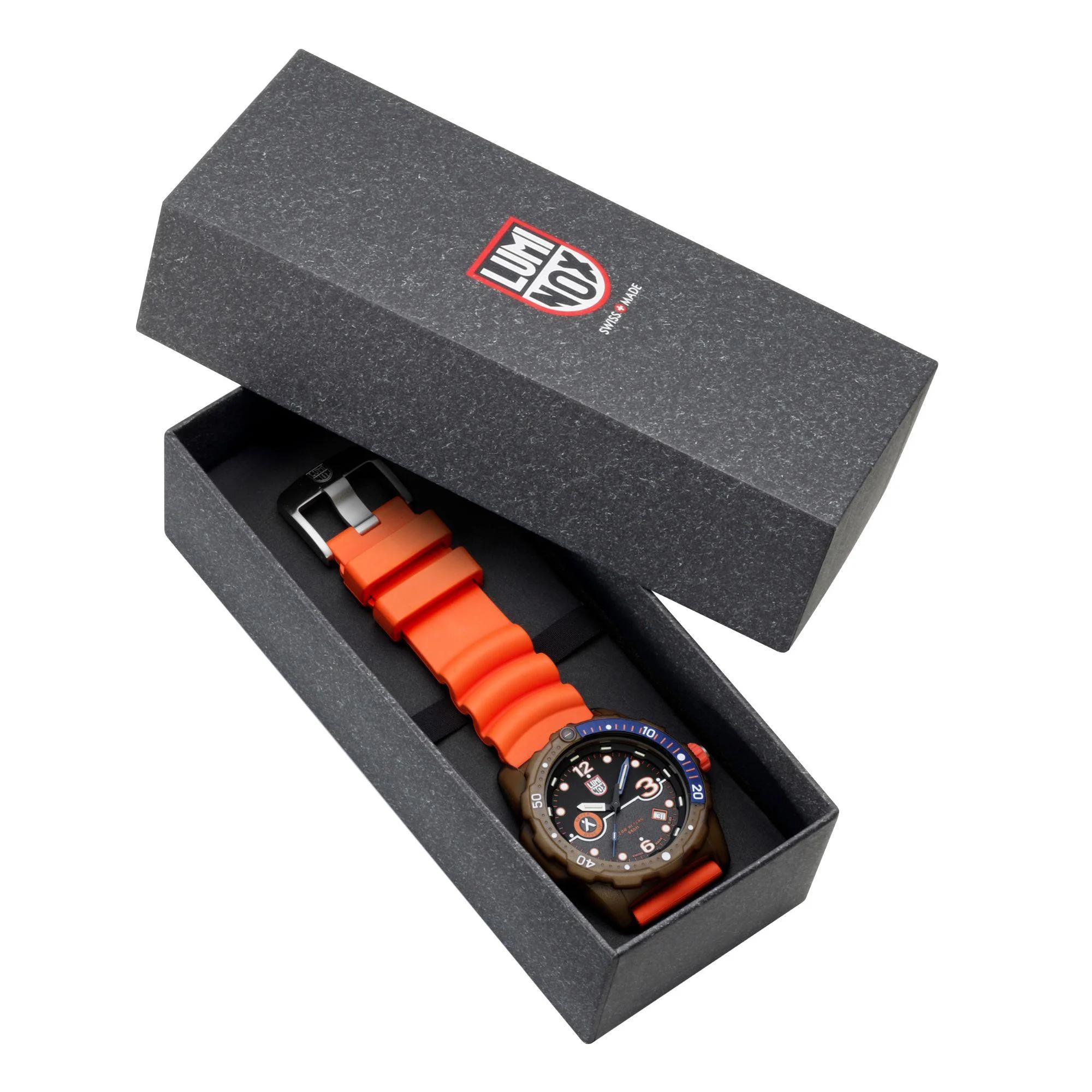Luminox Bear Grylls Survival Rule of 3 3720 ECO Series Black Dial Rubber Strap Men's Watch XB.3729.ECO - Image 11