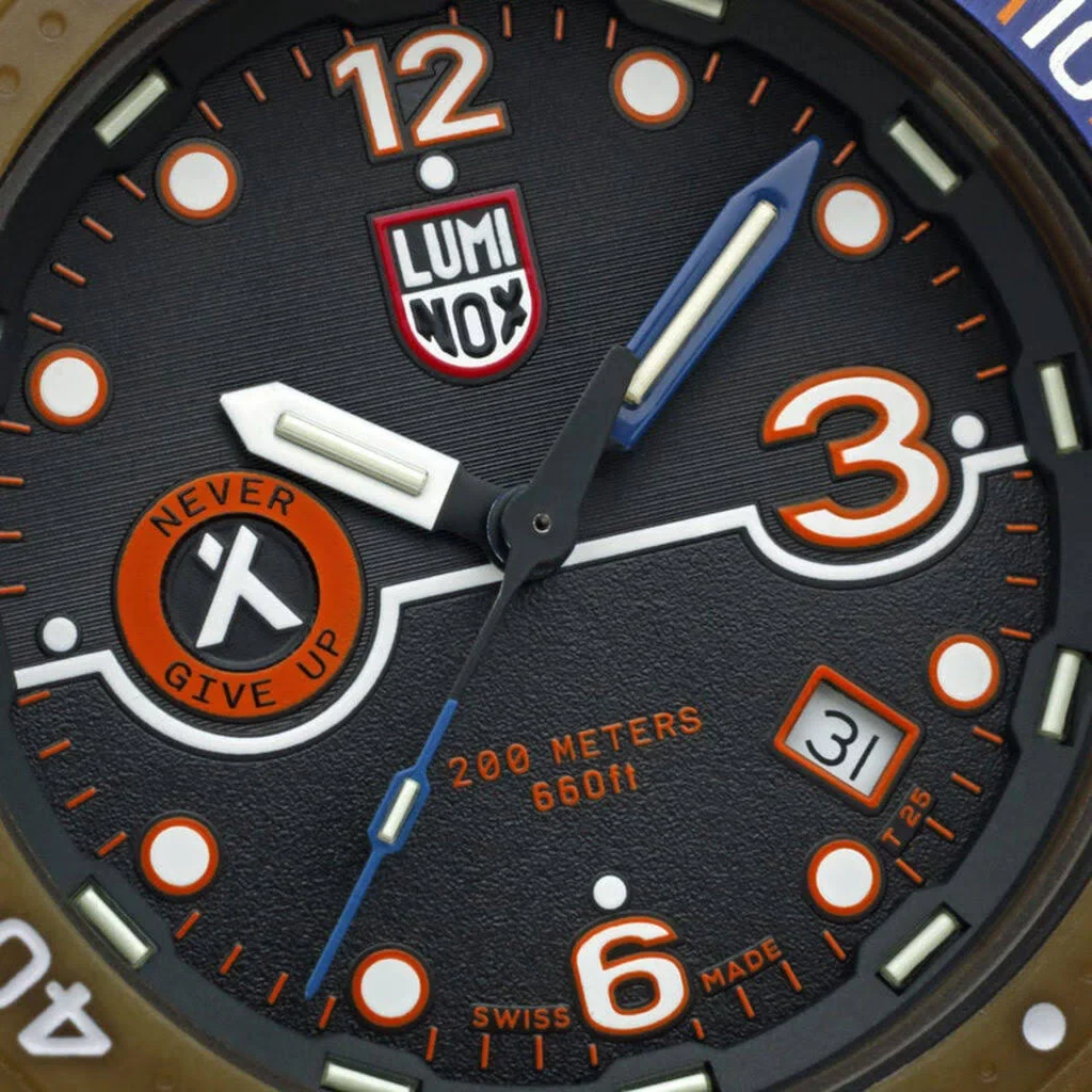 Luminox Bear Grylls Survival Rule of 3 3720 ECO Series Black Dial Rubber Strap Men's Watch XB.3729.ECO - Image 3