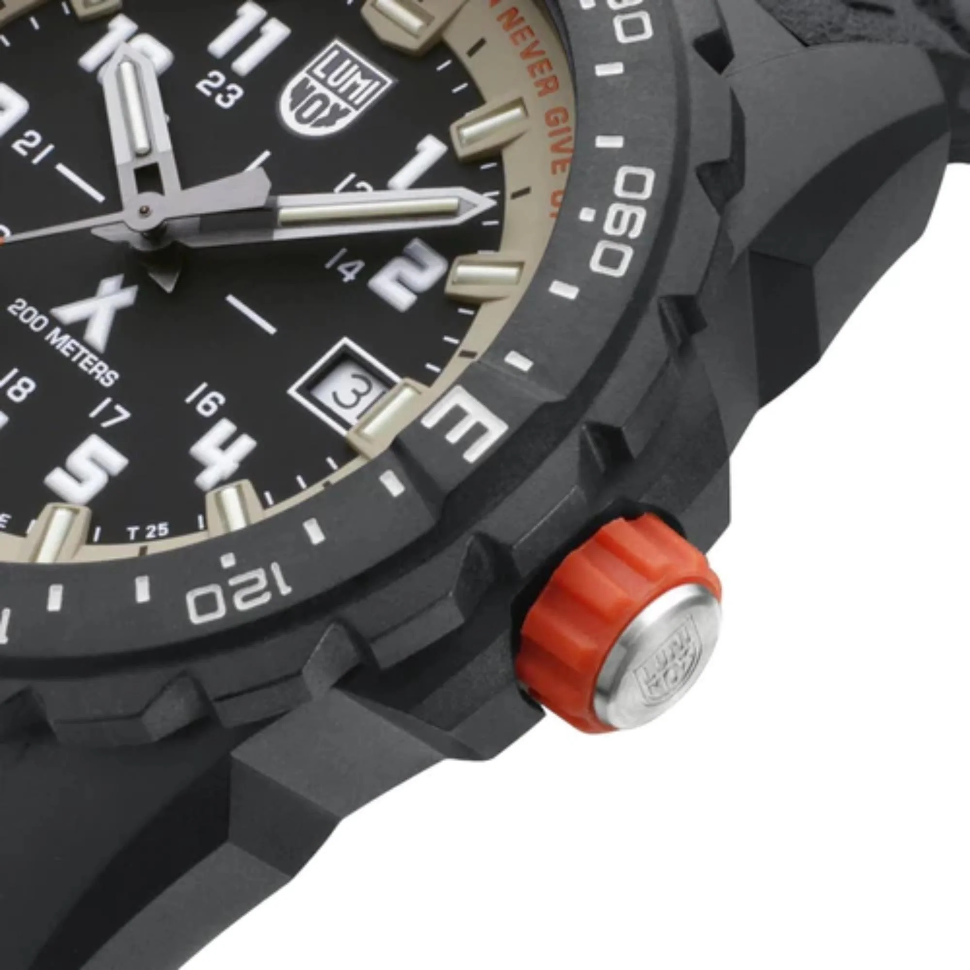 Luminox Bear Grylls Survival Quartz Black Dial Black Silicone Strap Men's Watch XB.3731 - Image 4