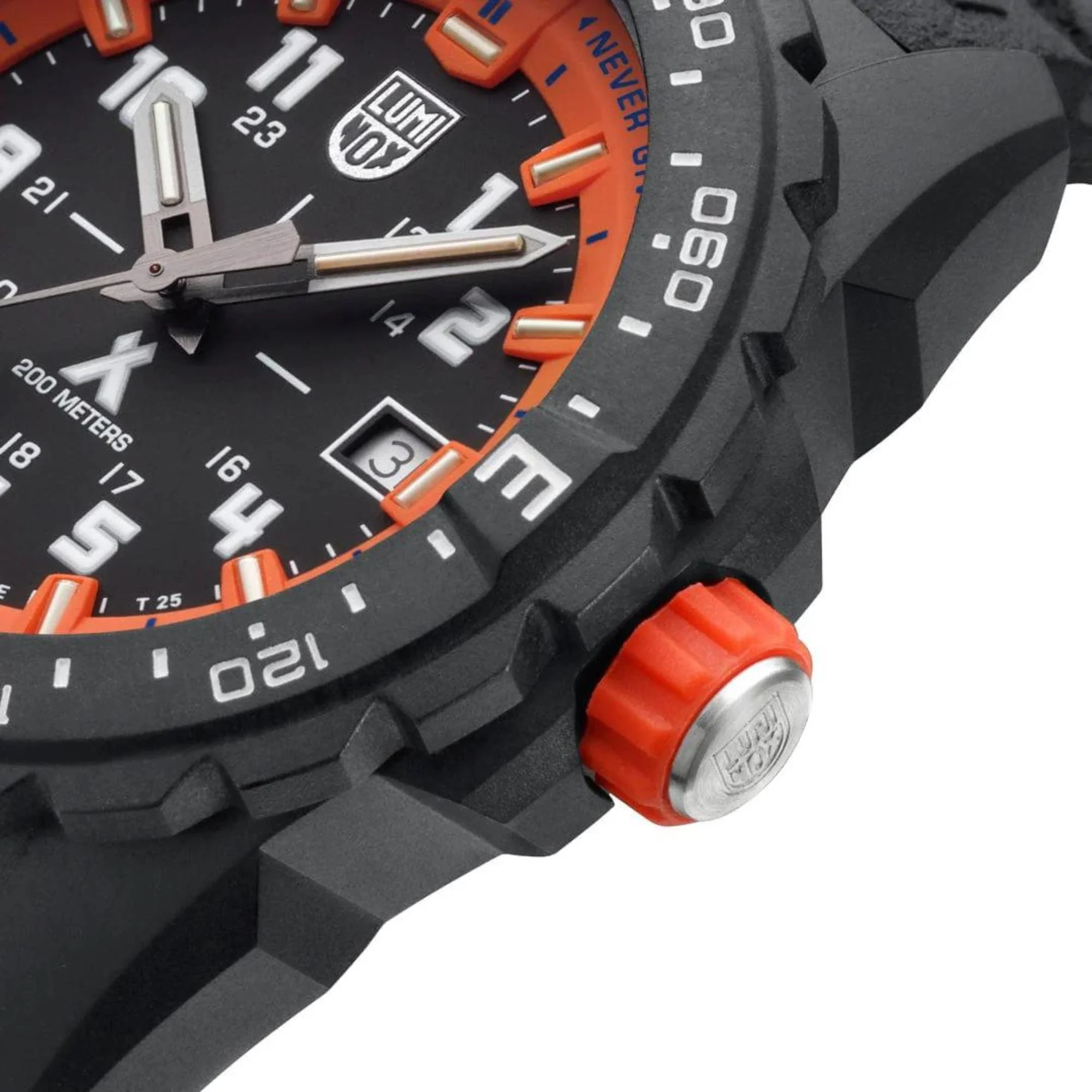 Luminox Bear Grylls Survival Quartz Black Dial Black Silicone Strap Men's Watch XB.3739 - Image 5