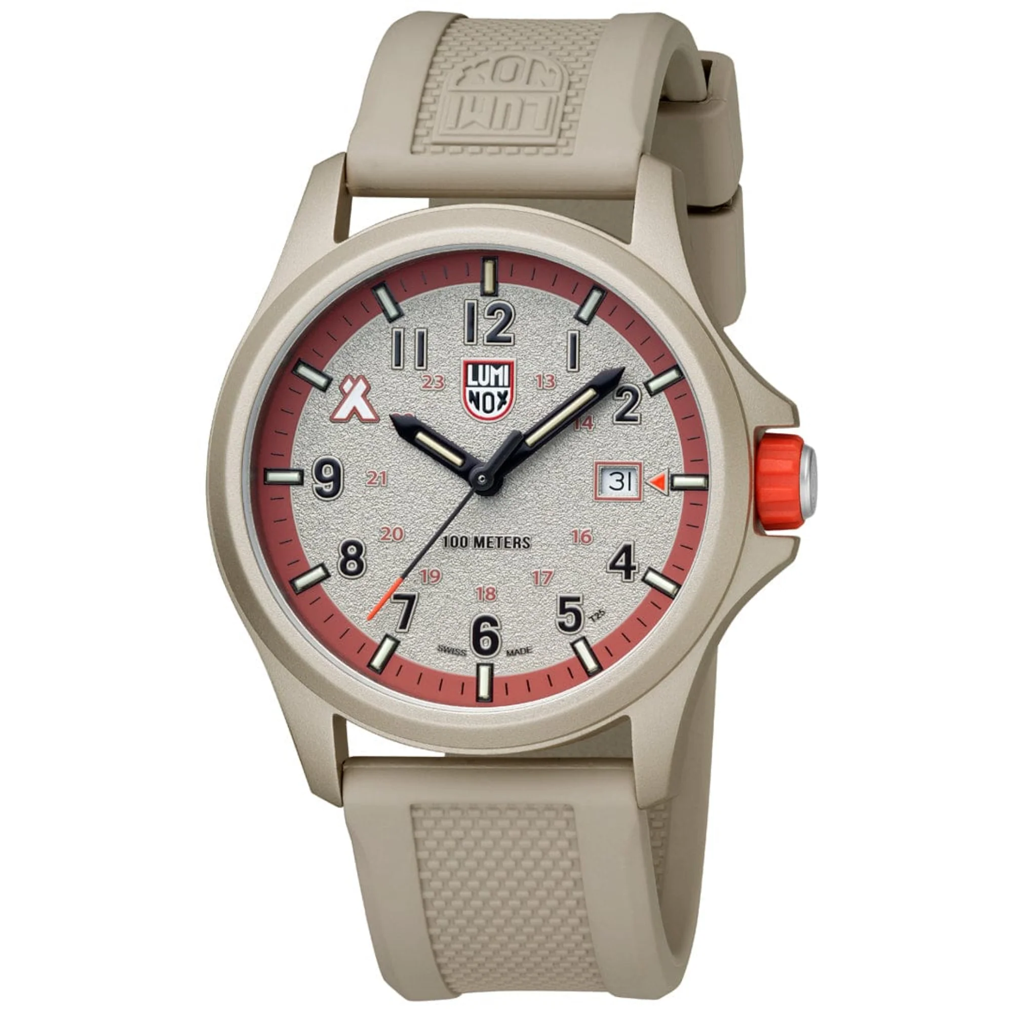 Luminox Bear Grylls Survival Series Brown Dial Rubber Strap Men's Watch XB.3717 - Image 6