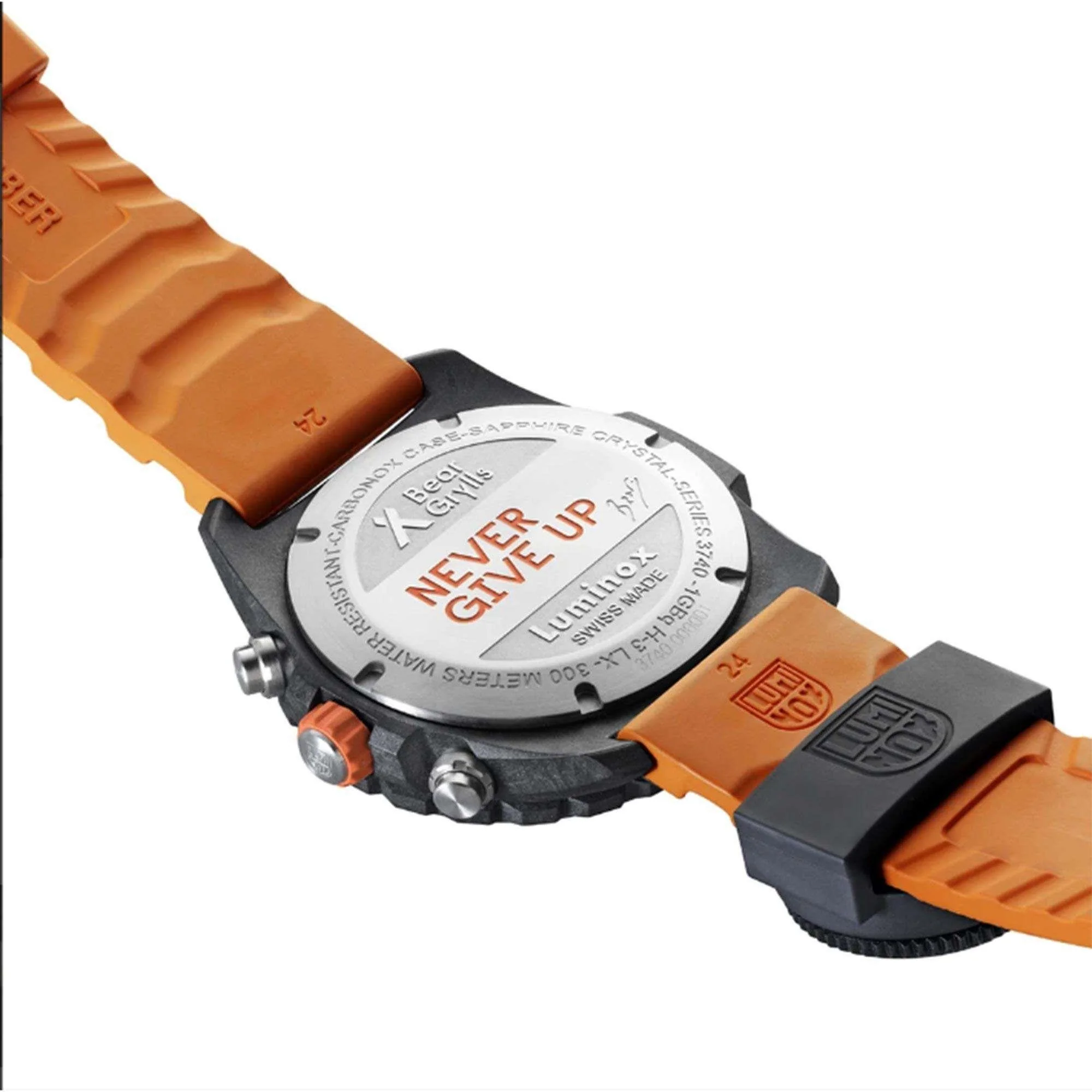 Luminox x Bear Grylls Survival MASTER 3749 Series Quartz Black Dial Rubber Strap Men's Watch XB.3749 - Image 12