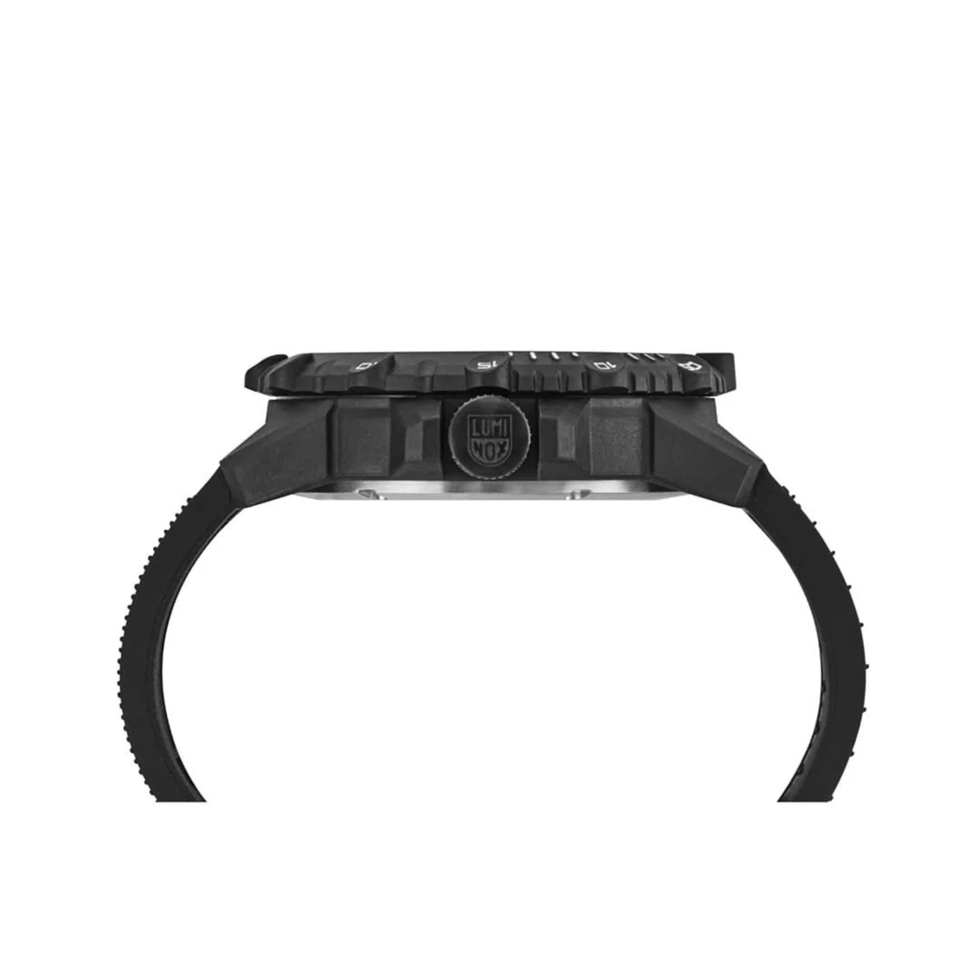 Luminox Commando Frogman Quartz Silver Dial Black Rubber Strap Men's Watch XS.3301 - Image 5