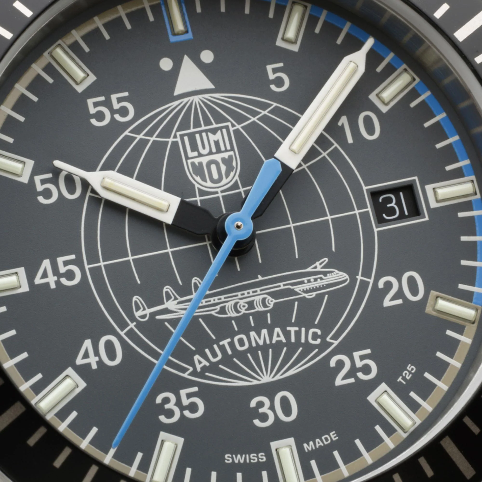 Luminox Air Automatic Constellation 9600 Series Grey Dial Leather Strap Men's Watch XA.9602 - Image 13
