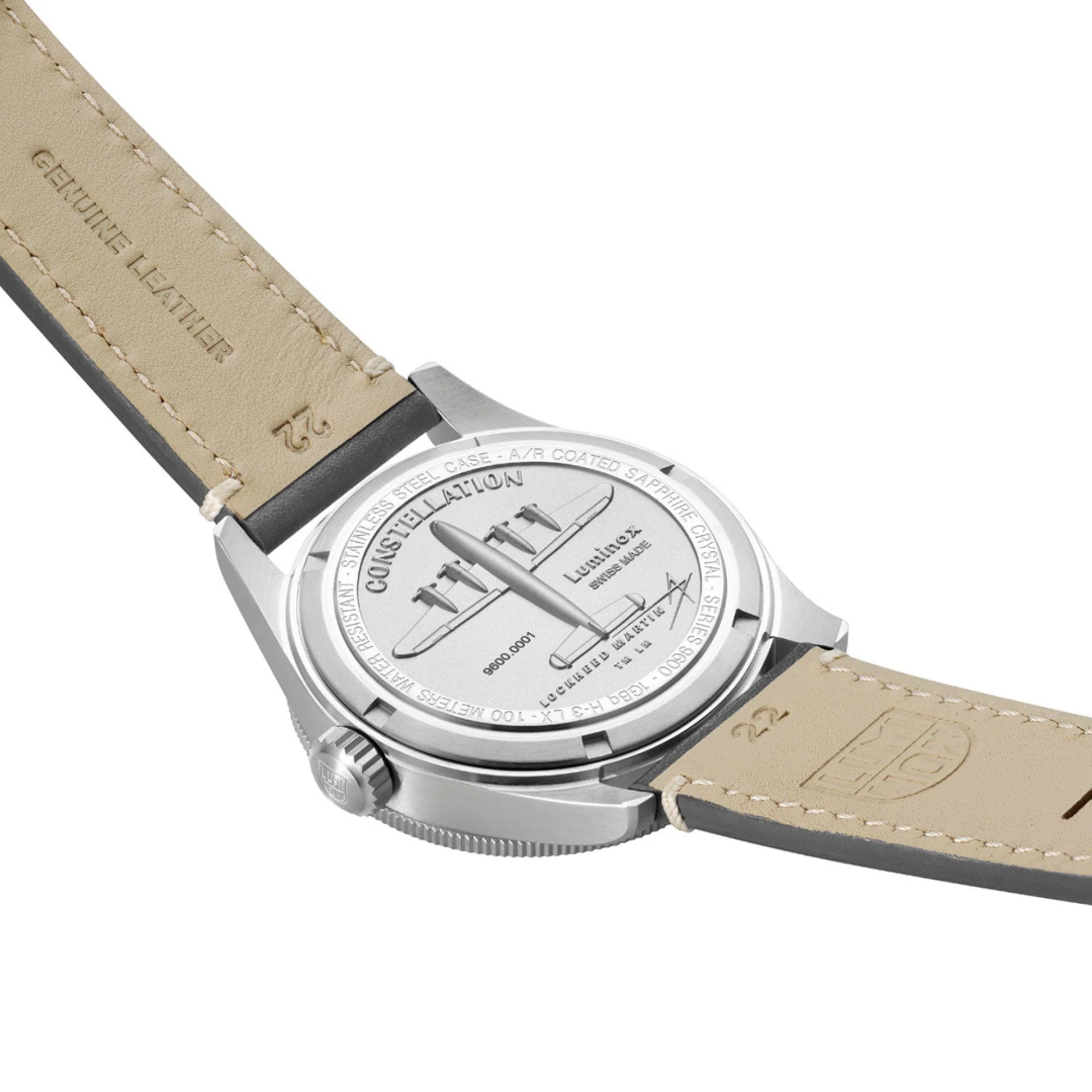 Luminox Air Automatic Constellation 9600 Series Grey Dial Leather Strap Men's Watch XA.9602 - Image 16