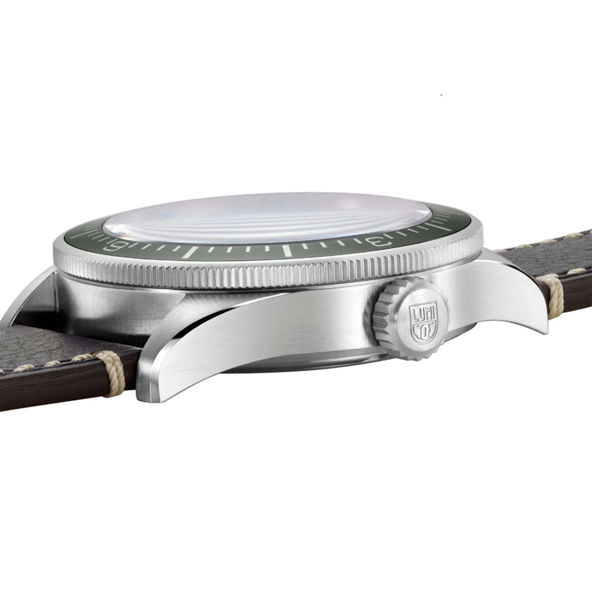 Luminox Constellation Cream Dial Brown Leather Strap Men's Watch XA.9607 - Image 4