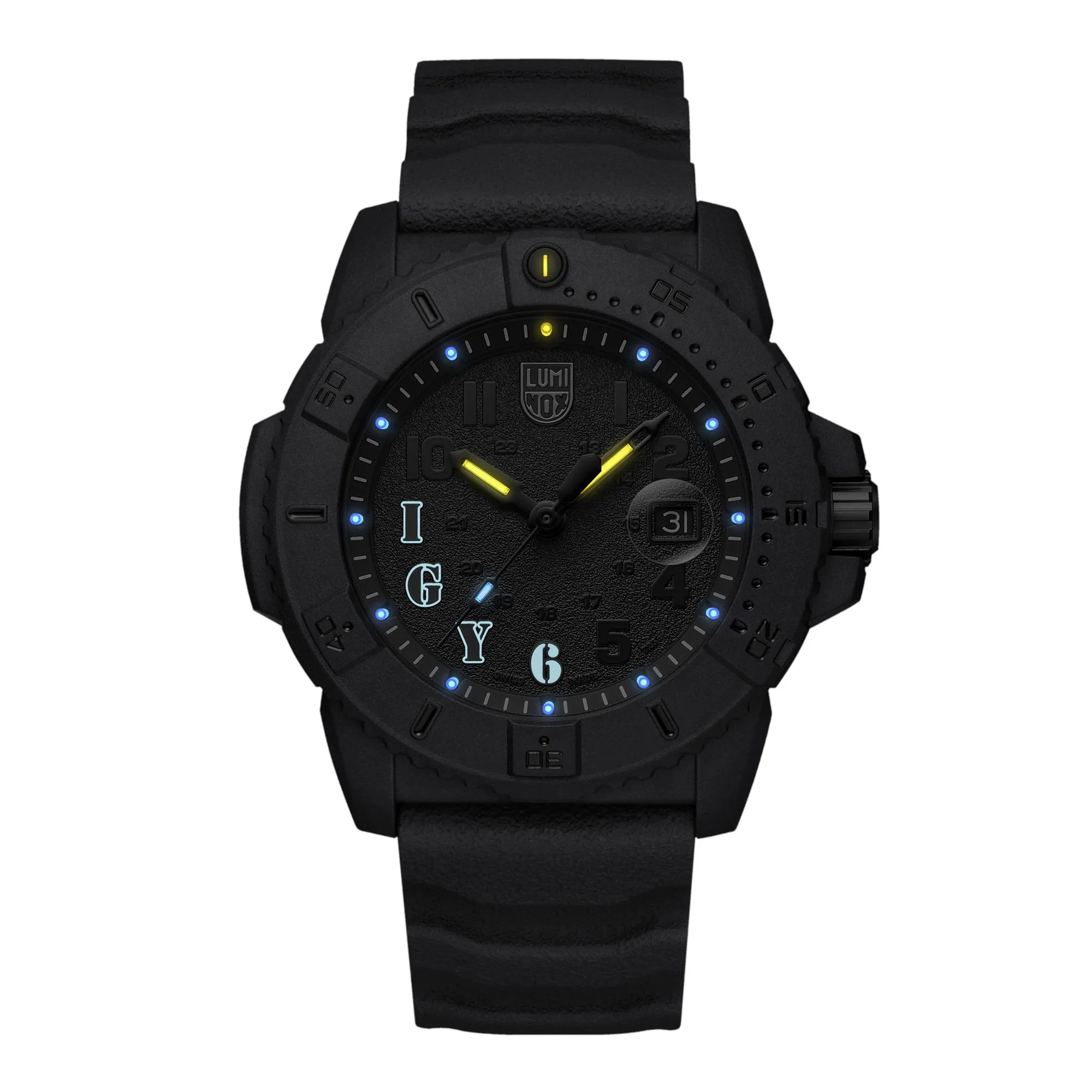 Luminox I GOT YOUR 6' Navy Seal Foundation 3600 Black Dial Rubber Strap Men's Watch XS.3611.IGY6.NSF - Image 3