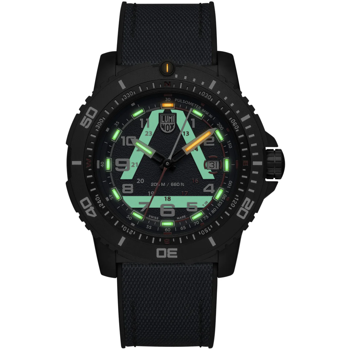 Luminox ICE-SAR 1080 Series Blue Dial Rubber with Textile Strap Men's Watch XL.1083 - Image 2