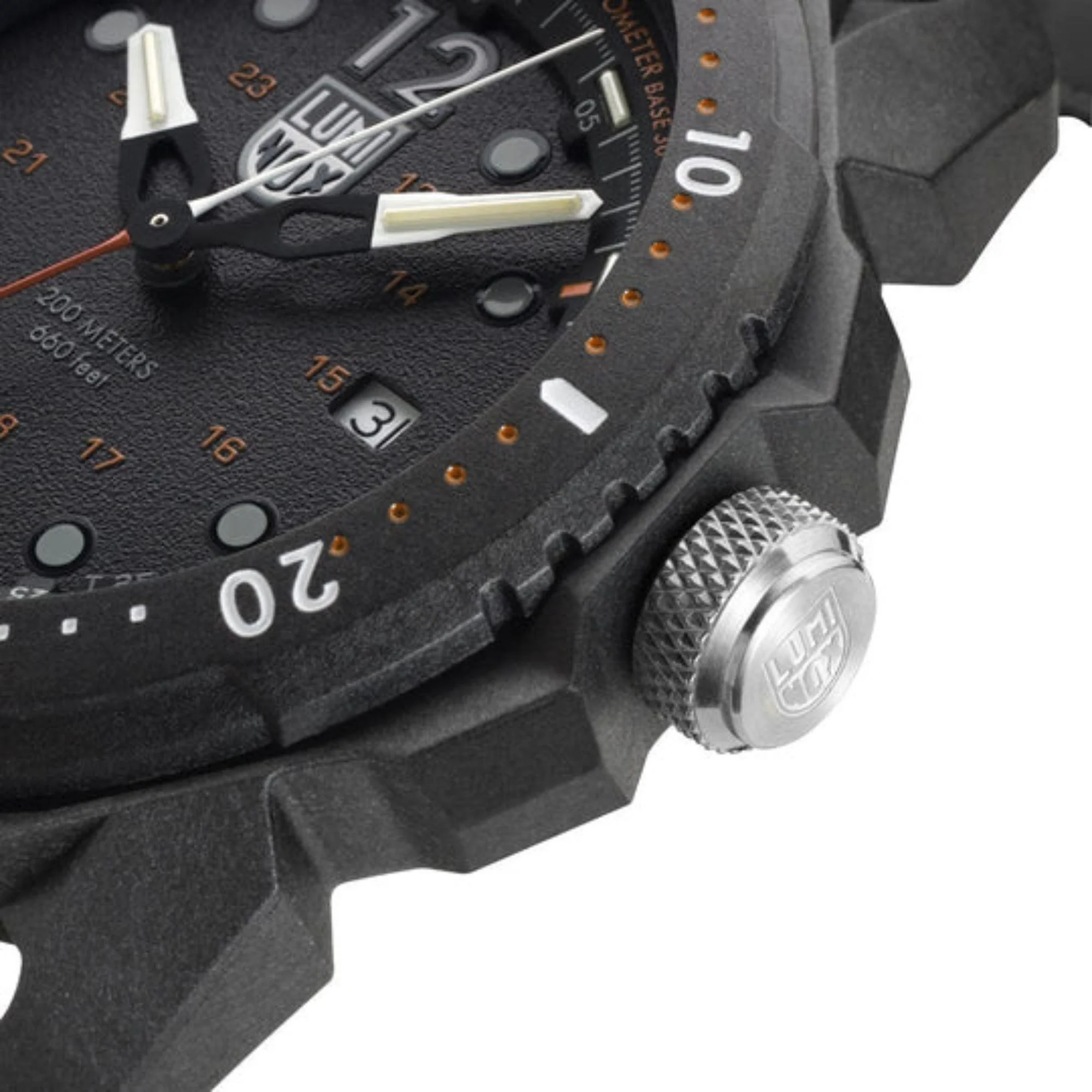 Luminox ICE SAR Arctic 1050 SERIES Black Dial with Black Rubber Strap - Image 15