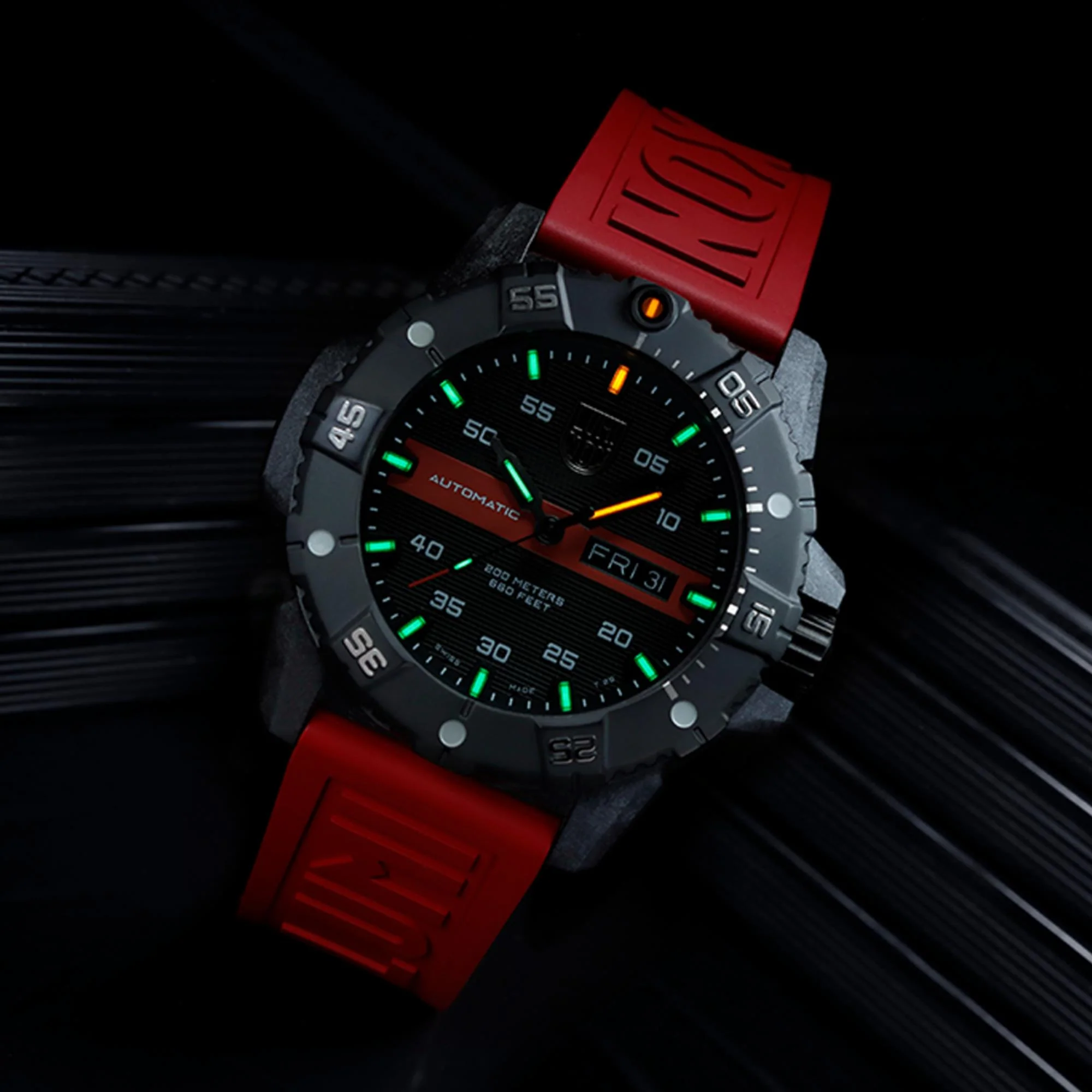 LUMINOX MASTER CARBON SEAL Black Dial AUTOMATIC 3860 SERIES XS.3876.RB - Image 16