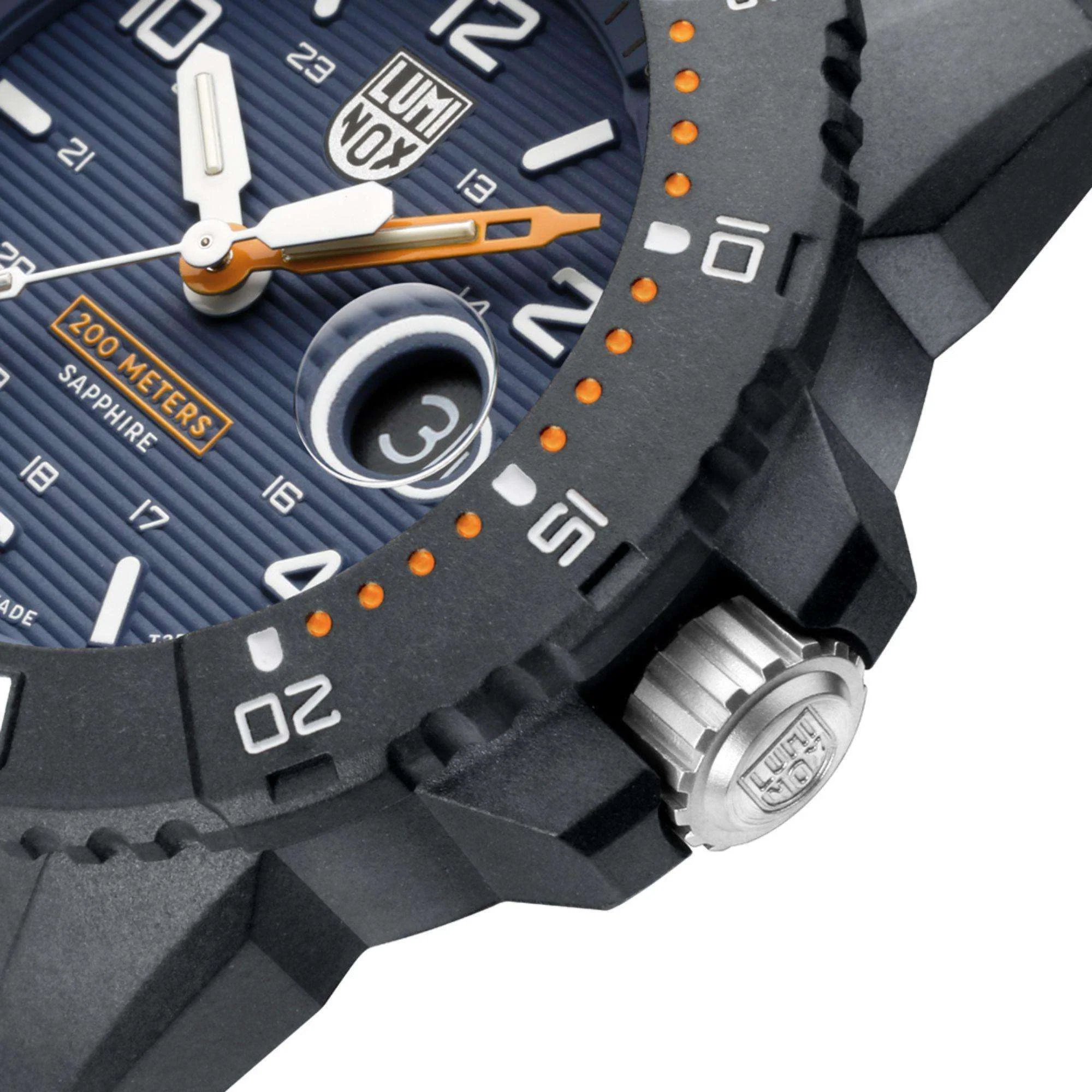Luminox Navy Seal 3600 Series Blue Dial Black Silicone Strap Men's Watch XS.3602.NSF - Image 5