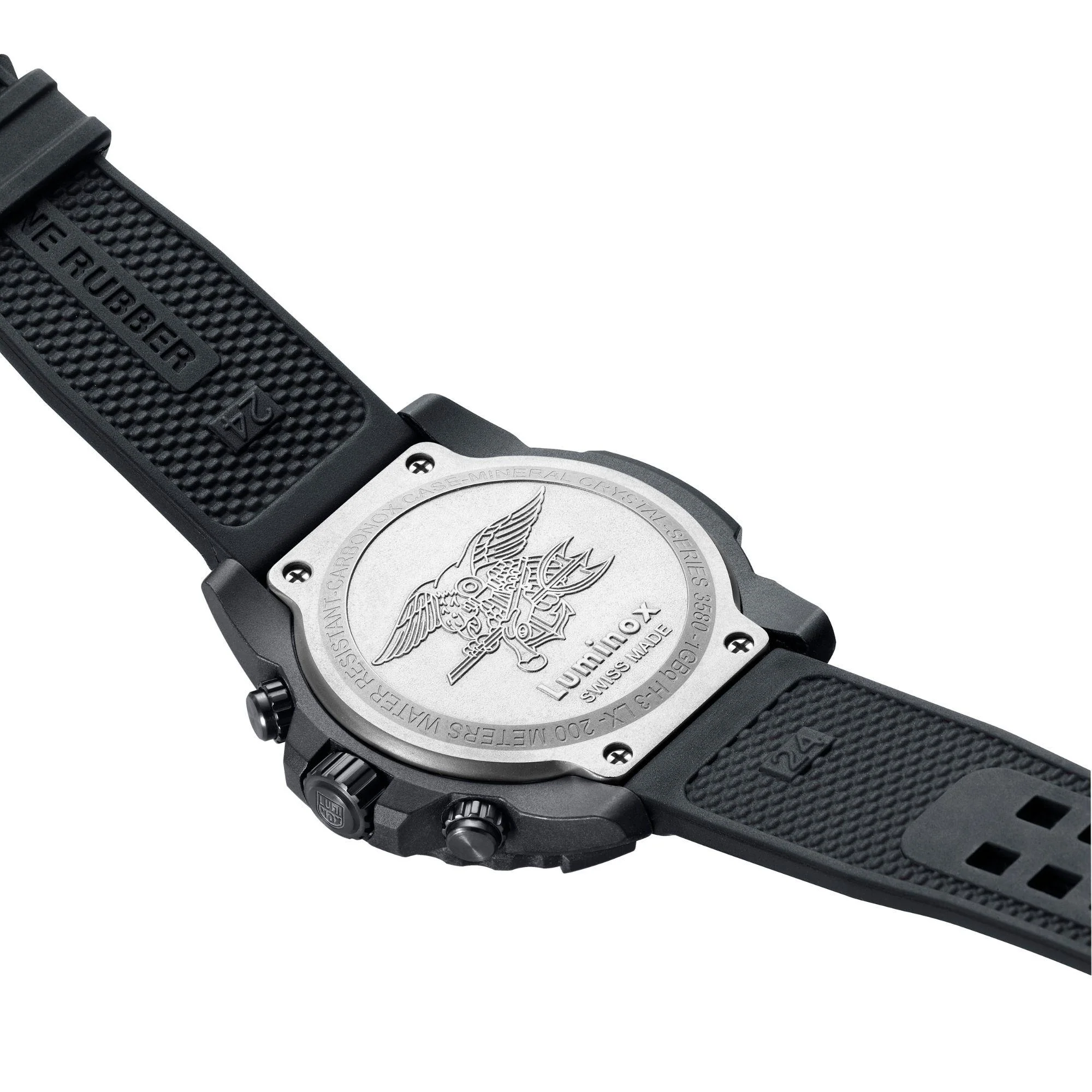 Luminox Navy Seal Chrono Black Dial Black Rubber Strap Men's Watch XS.3581.SIS - Image 13
