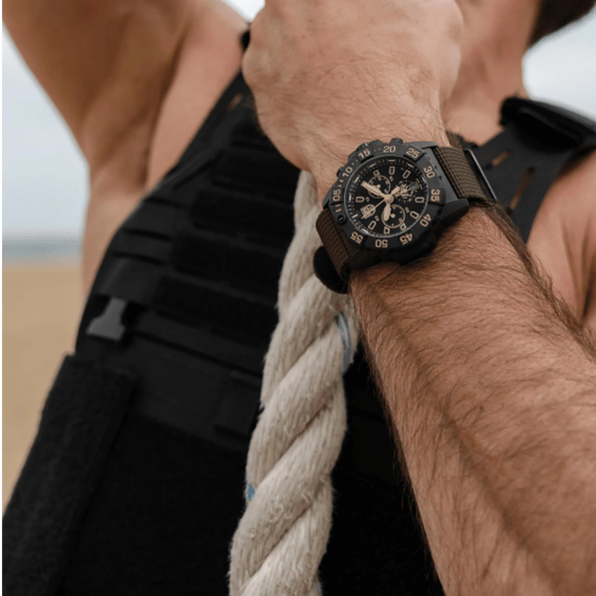 LUMINOX NAVY SEAL CHRONOGRAPH 3580 SERIES BLACK DIAL MENS WATCH XS.3590.NSF.SET - Image 27