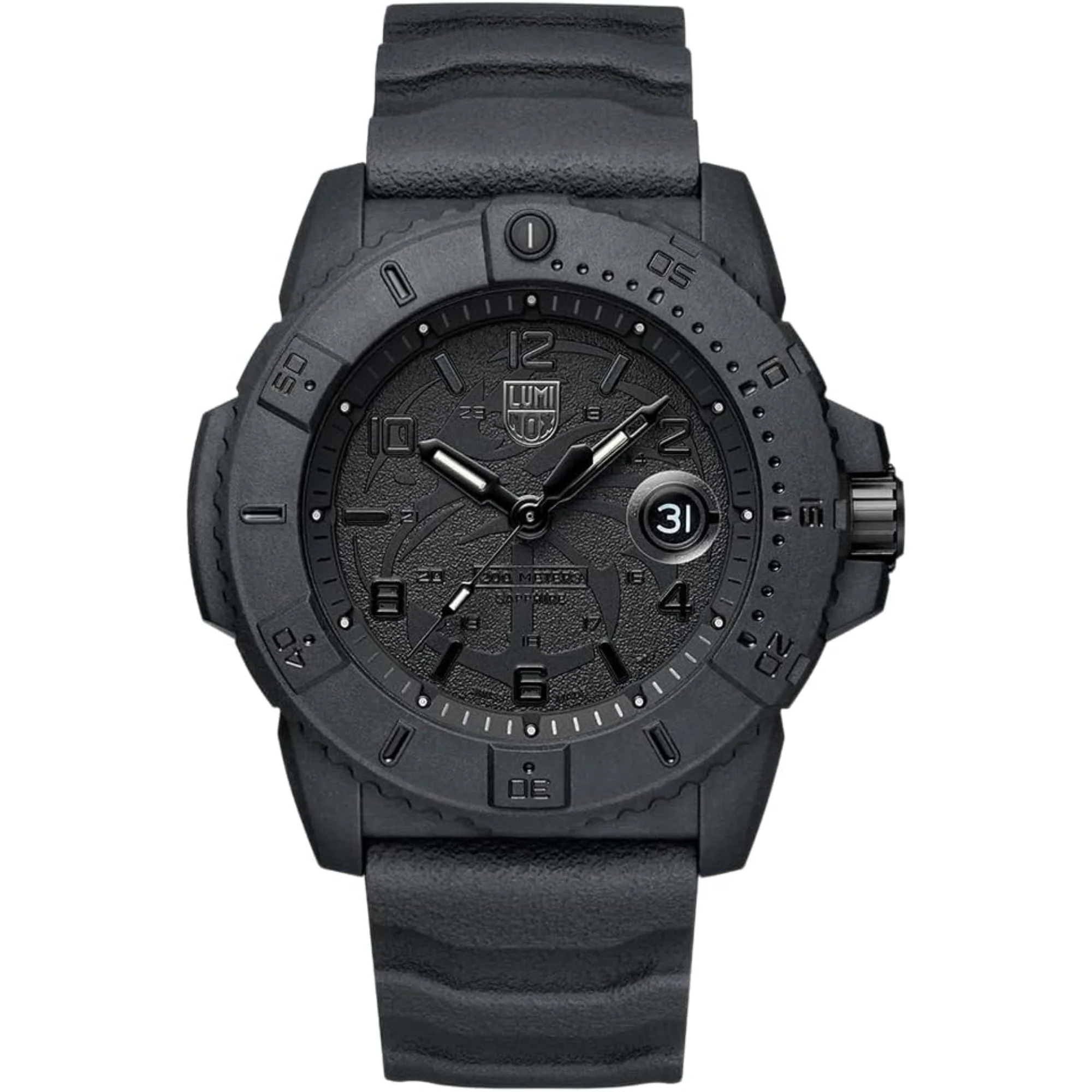 Luminox Navy Seal Foundation BlackOut Black Dial Rubber Strap Men's Watch XS.3601.BO.NSF - Image 13