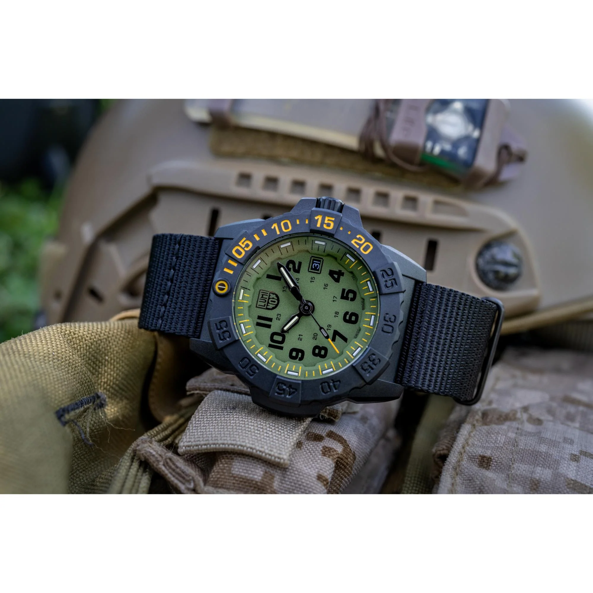Luminox Navy SEAL Foundation Series Green Dial Rubber Strap Men's Watch XS.3517.NSF.SET - Image 22