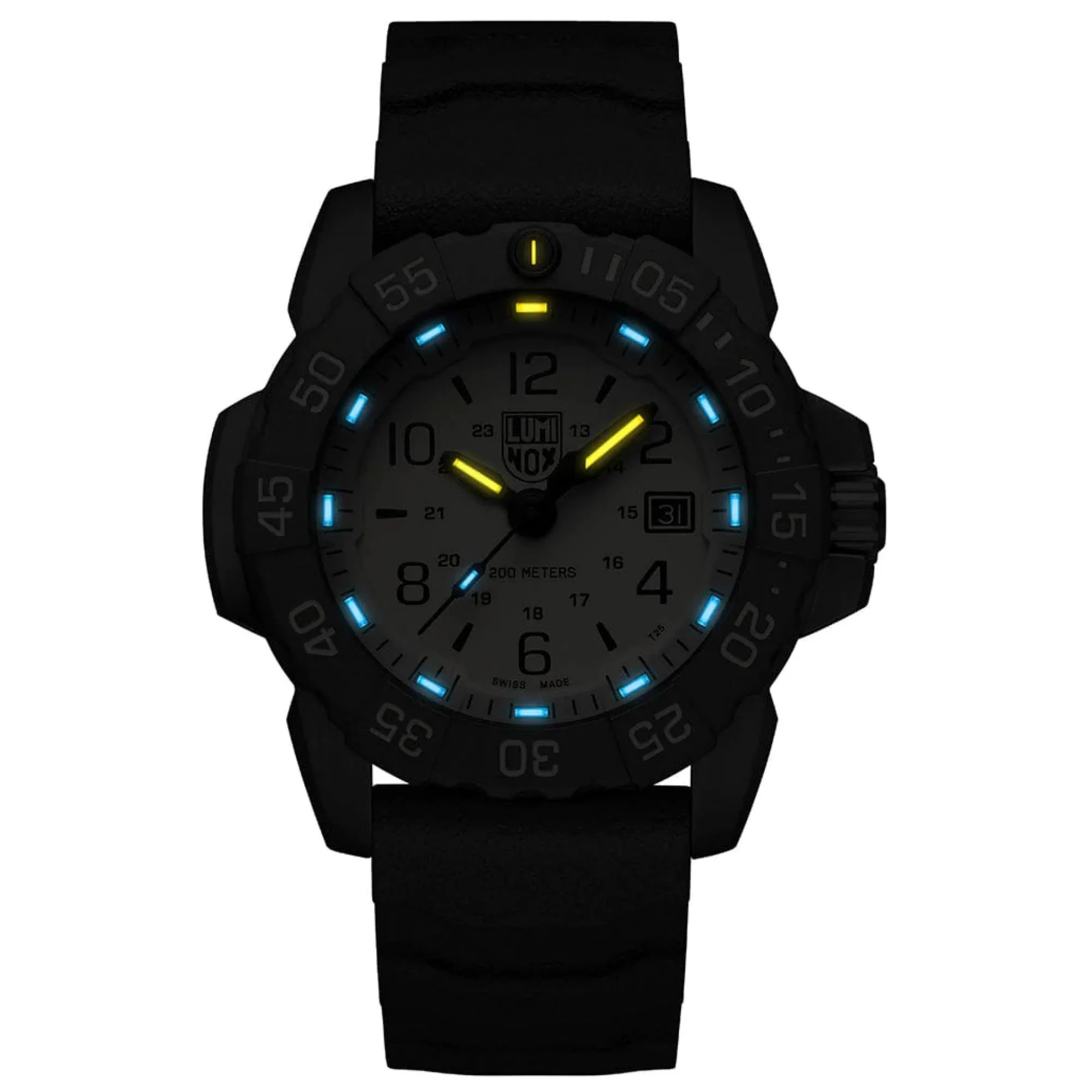 Luminox Navy Seal Foundation Special Edition Beige Dial Black Silicone Strap Men's Watch XS.3251CBNSFSET - Image 9