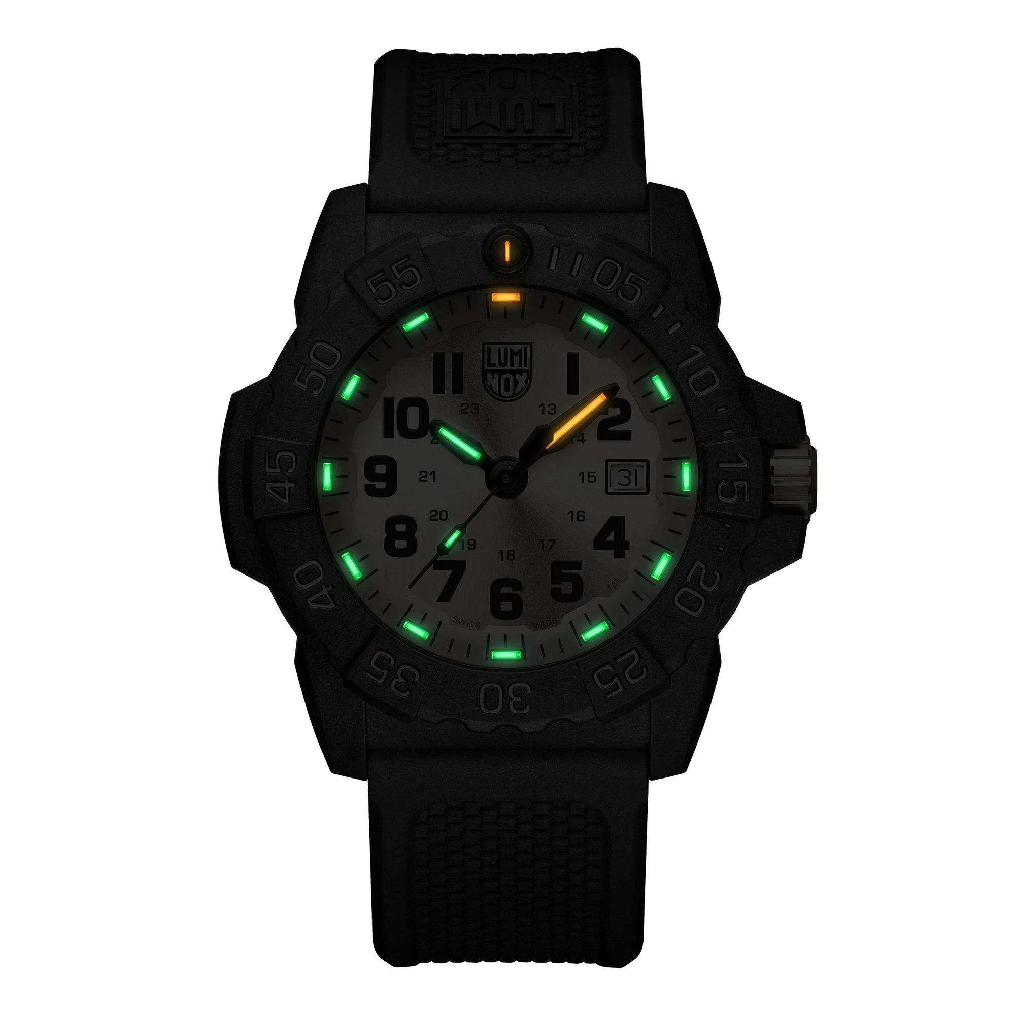 Luminox Navy Seal Gold Dial Limited Edition Rubber Strap Men's Watch XS.3505.GP.SET - Image 3