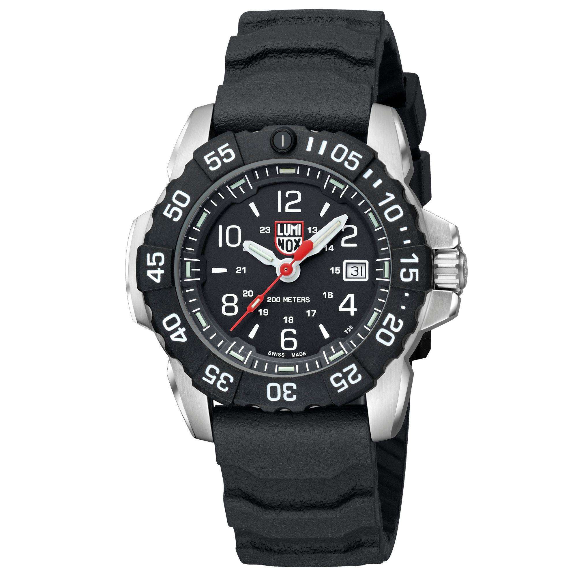 Luminox Navy Seal Military Drive Black Dial Rubber Strap Men's Watch XS.3251.CB - Image 2