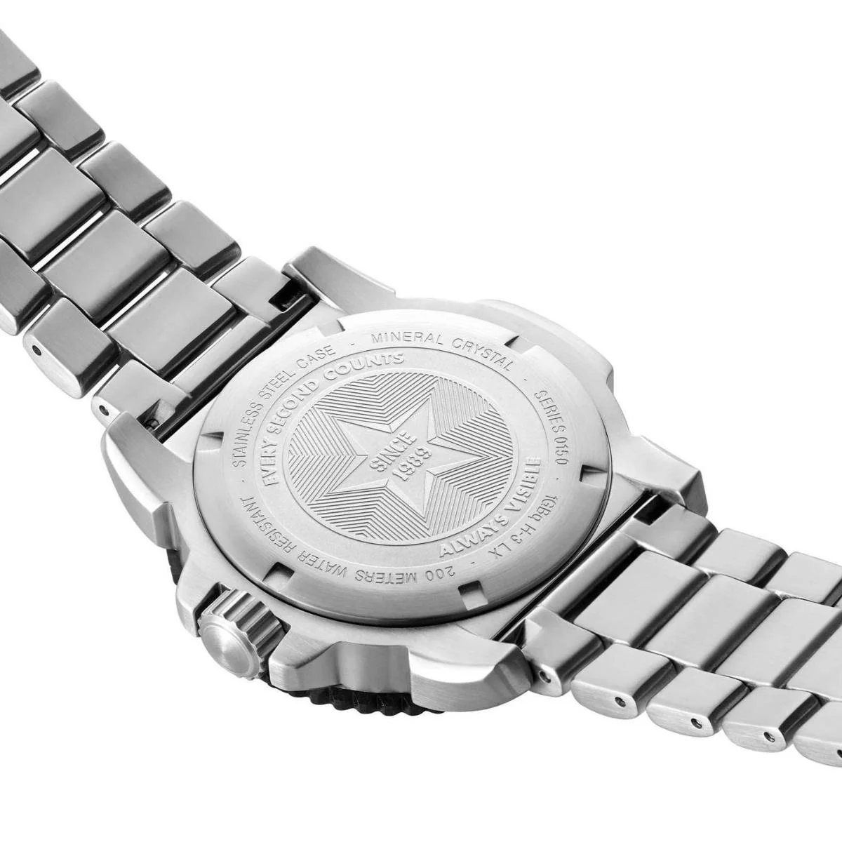 Luminox Navy Seal Orange Dial Steel Strap Men's Watch XS.0159.EP - Image 3