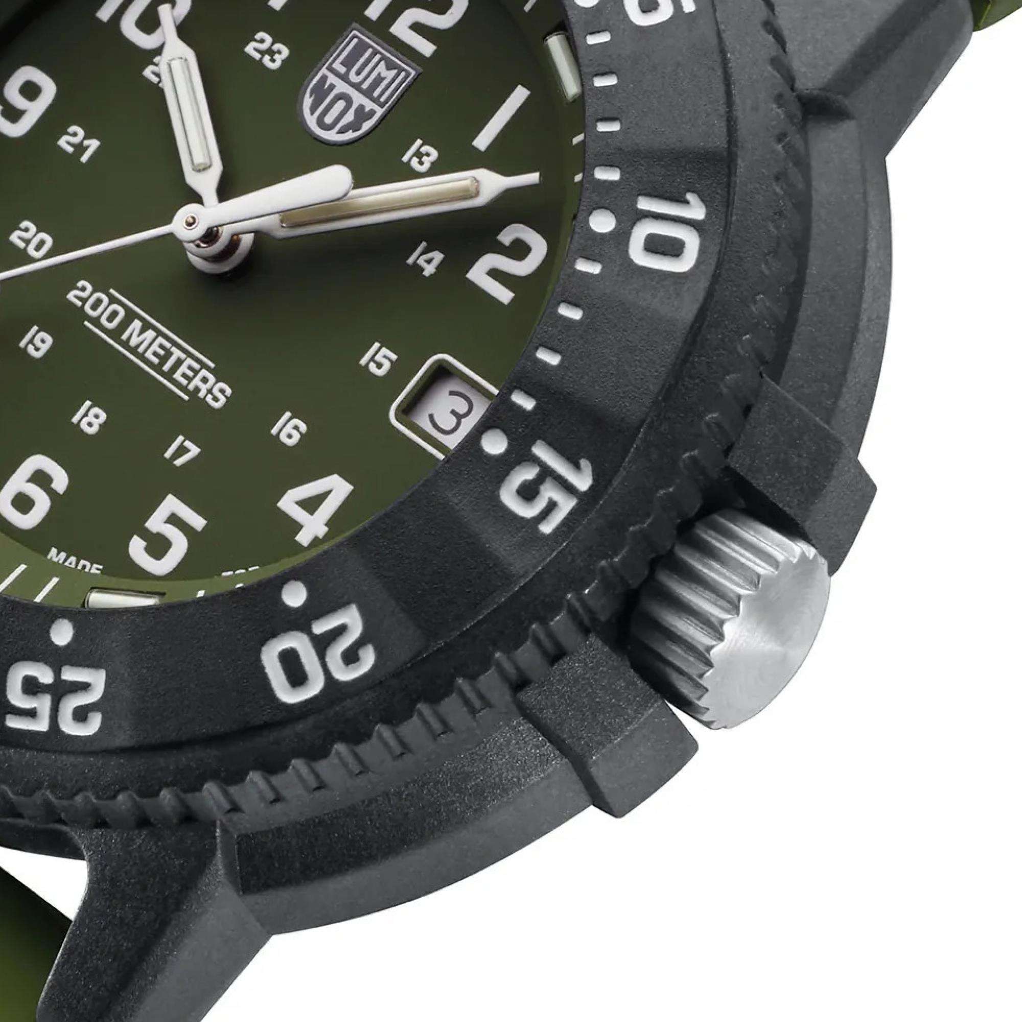 Luminox Sea Original Navy Seals 3000 Evo Series Mens Watch Green Dial XS.3013.EVO.S - Image 4