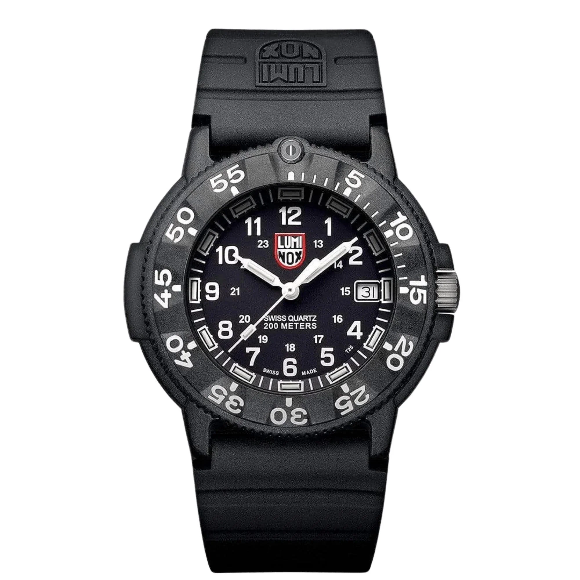 Luminox Original Navy SEAL 3000 Series Black Dial Rubber Strap Men's Watch XS.3001.F - Image 11